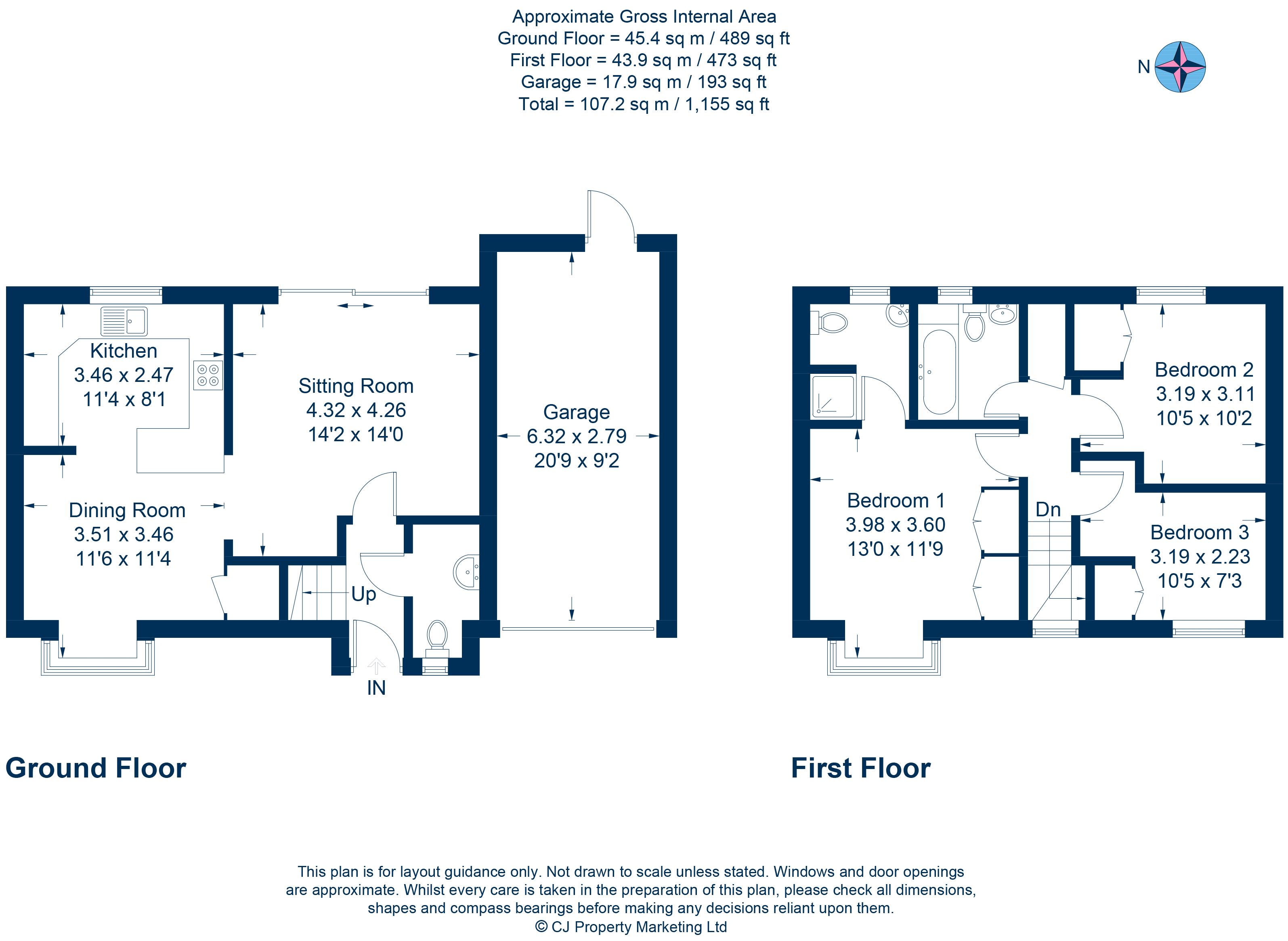 3 Bedrooms Detached house for sale in Rother Garth, Didcot OX11