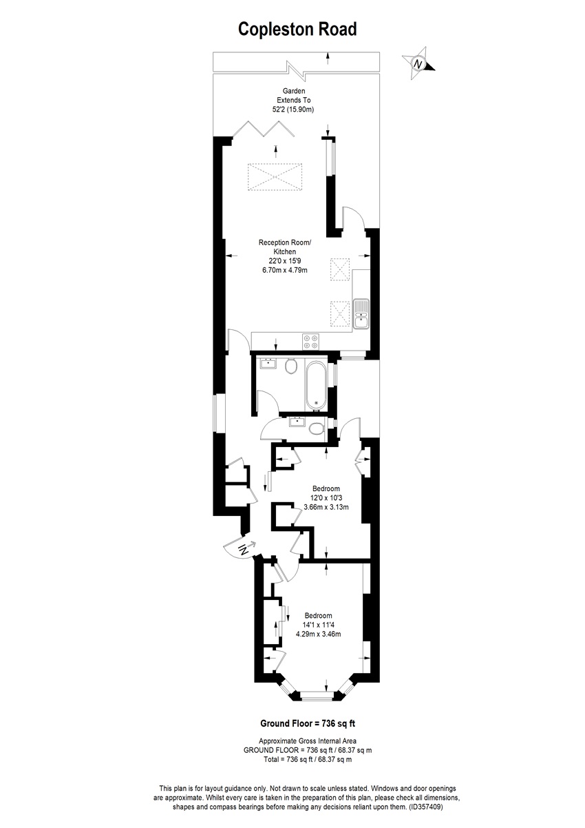 166a, Copleston Road, London floorplan