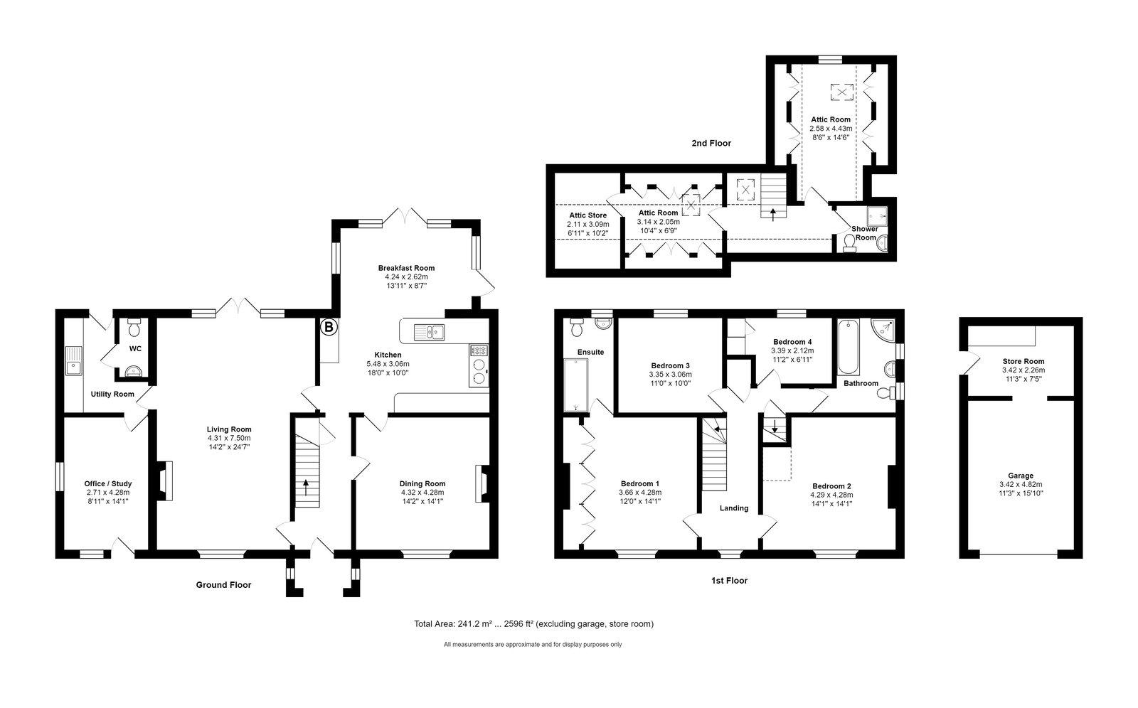 The Old Police House, The Street, Chippenham floorplan