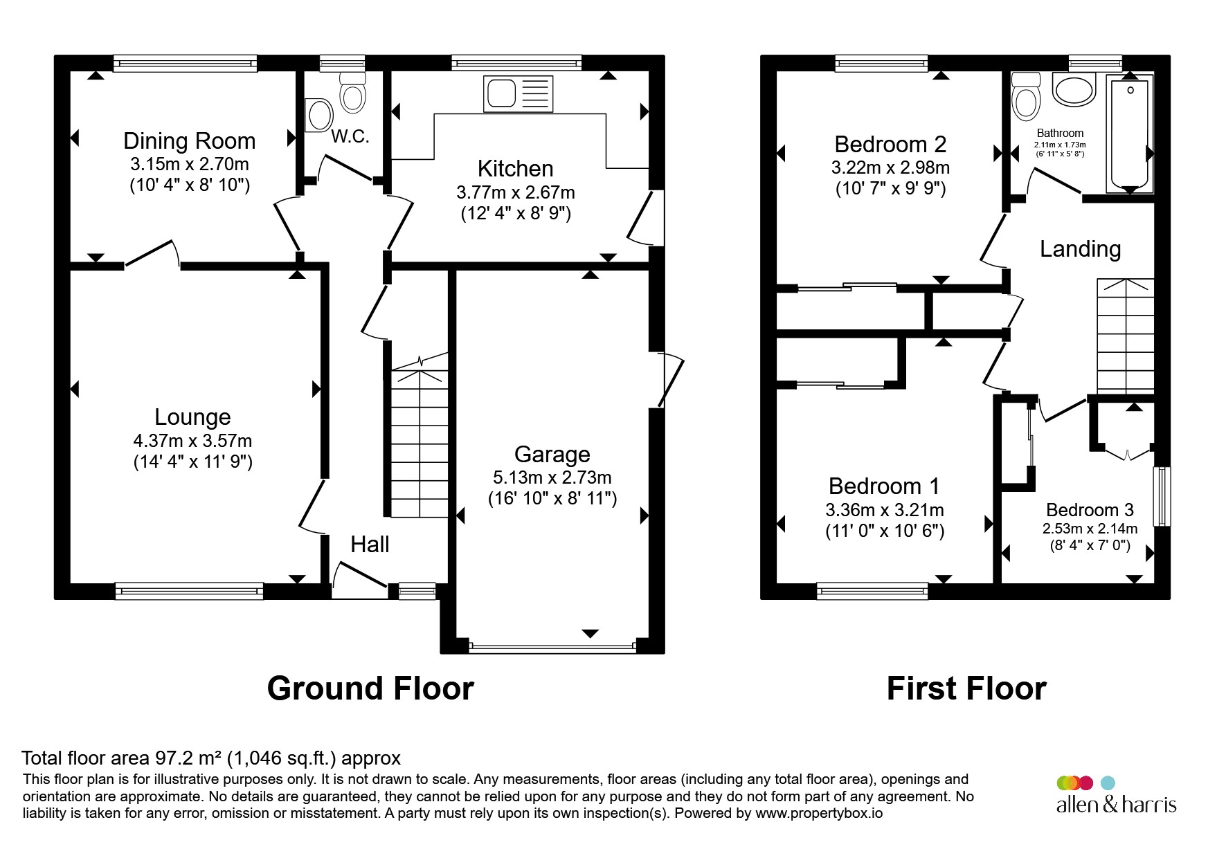 16, Braehead Court, Kilmarnock floorplan