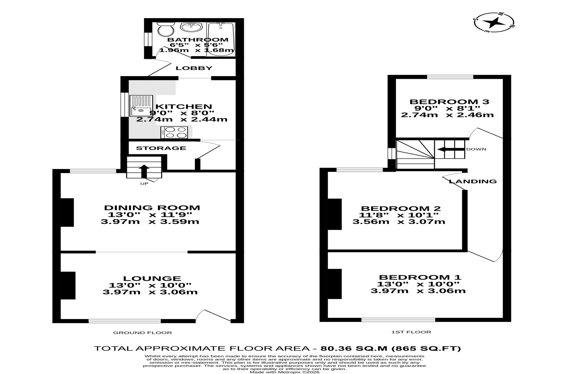 73, East Terrace Wales, Sheffield floorplan
