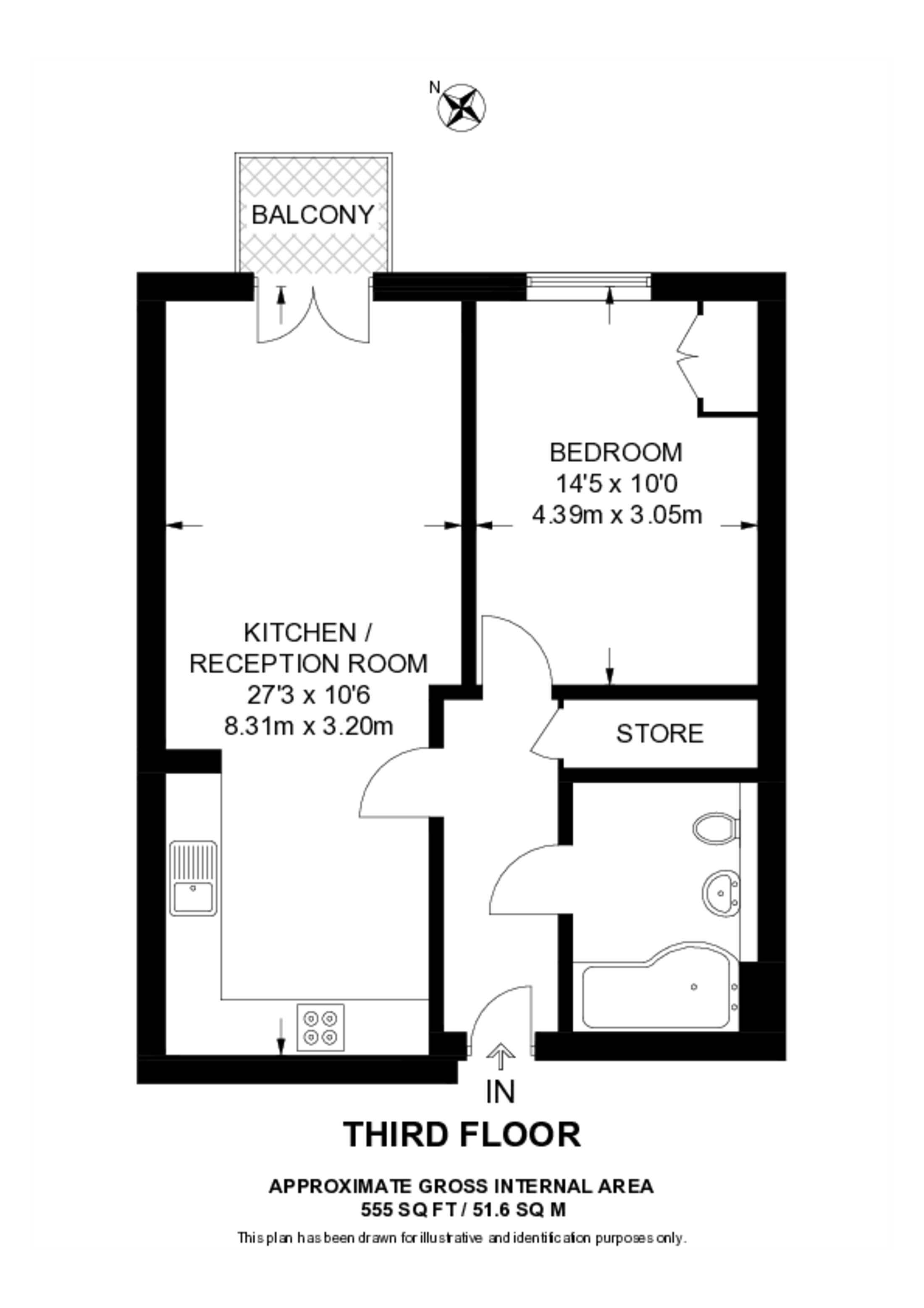 Pontes Avenue, Hounslow floorplan