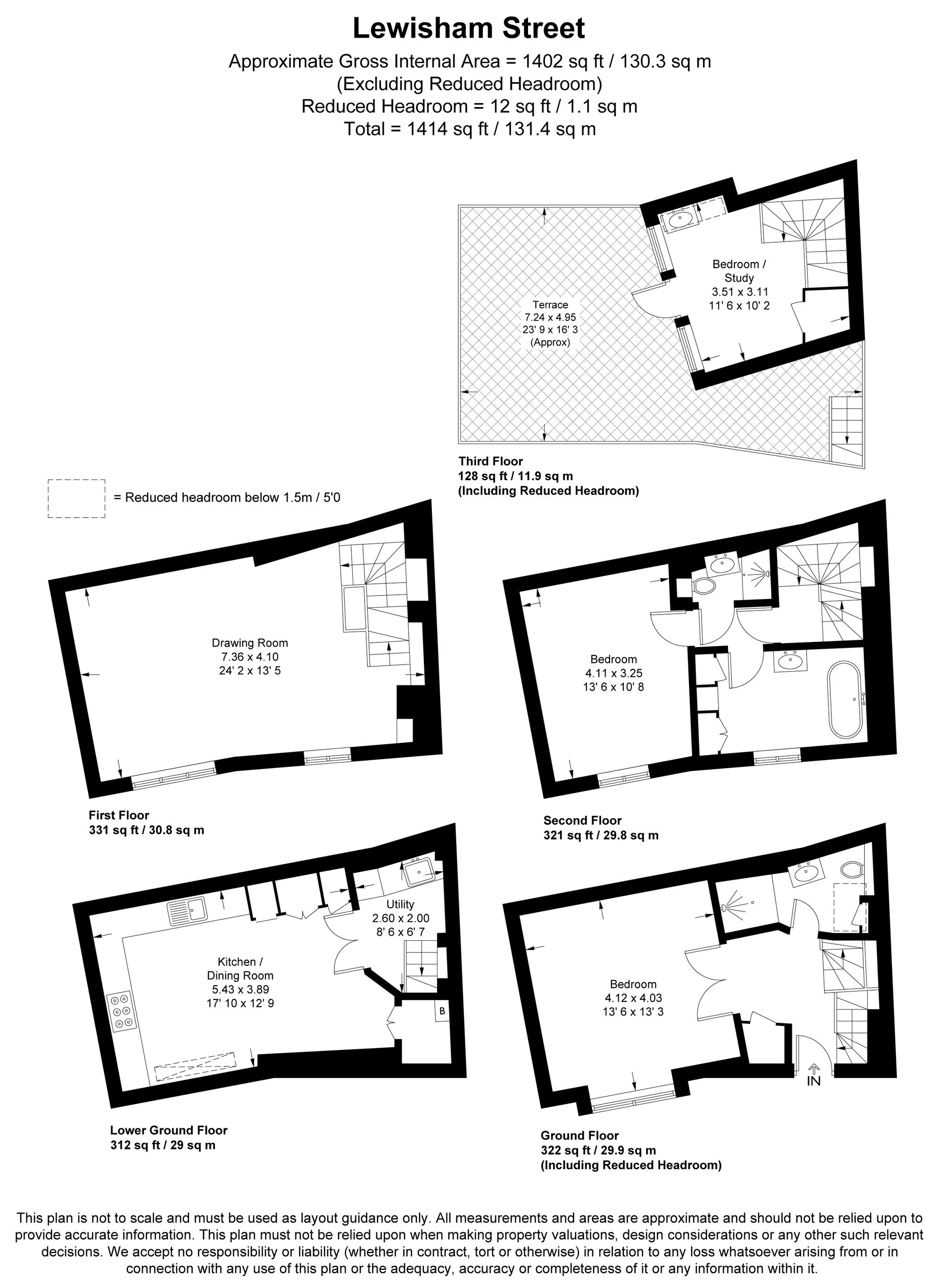 2, Lewisham Street, London floorplan