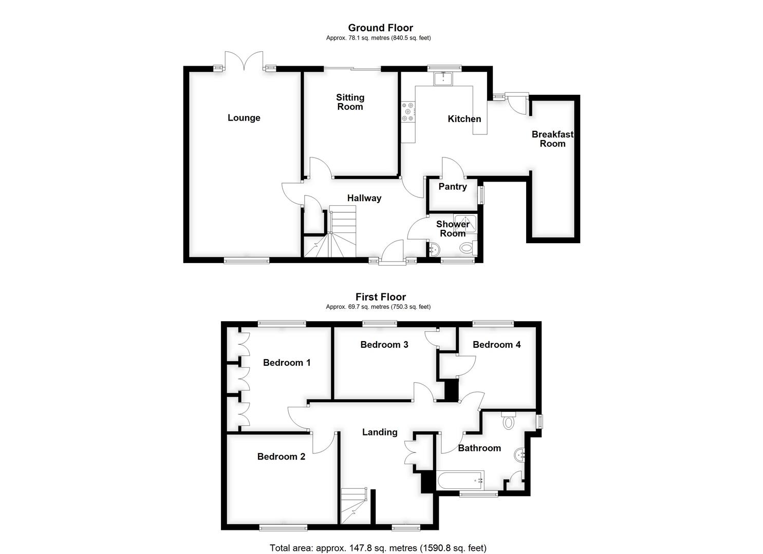 Southfields, Clay Lake, Spalding floorplan
