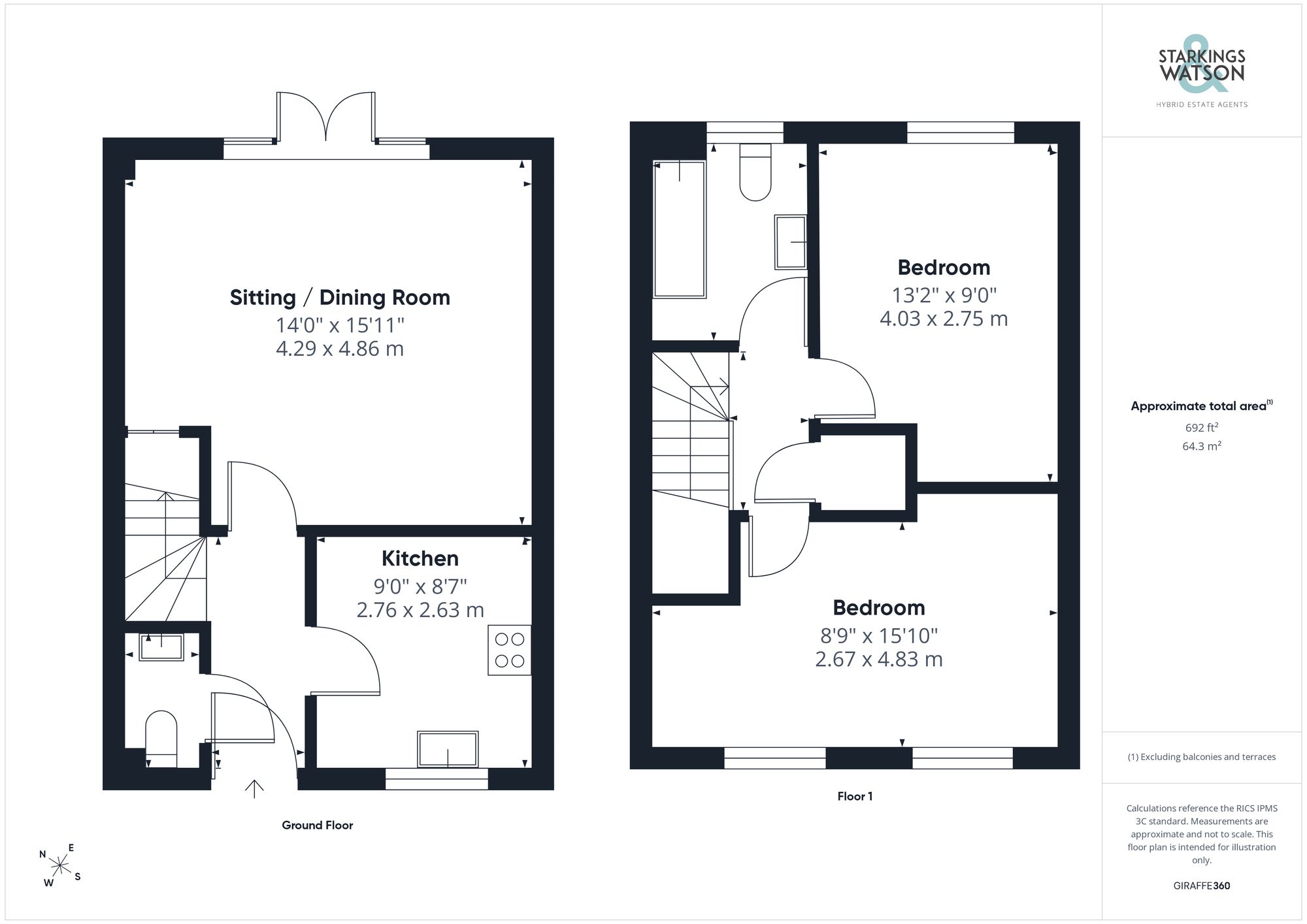 8 Mentmore Way, Norwich floorplan