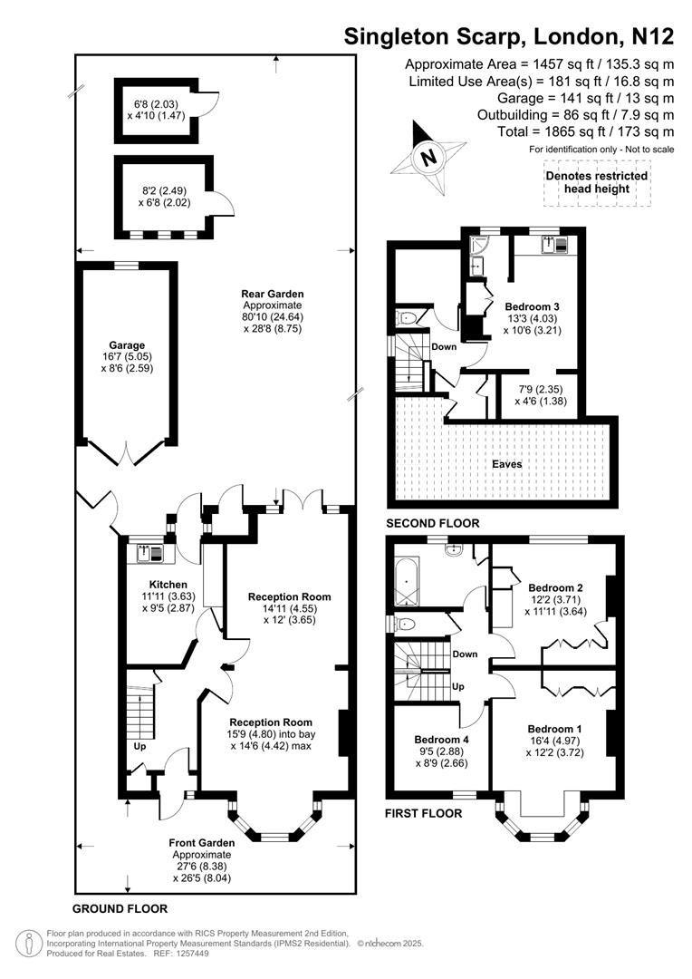 24, Singleton Scarp, Woodside Park floorplan