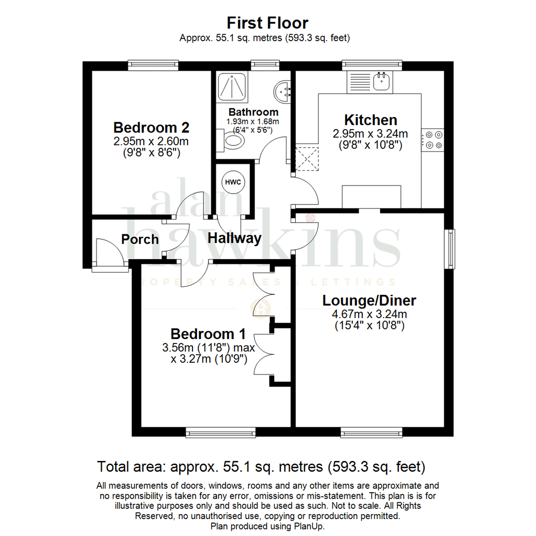 2 Bedrooms Flat for sale in Kimmeridge Close, Swindon SN3