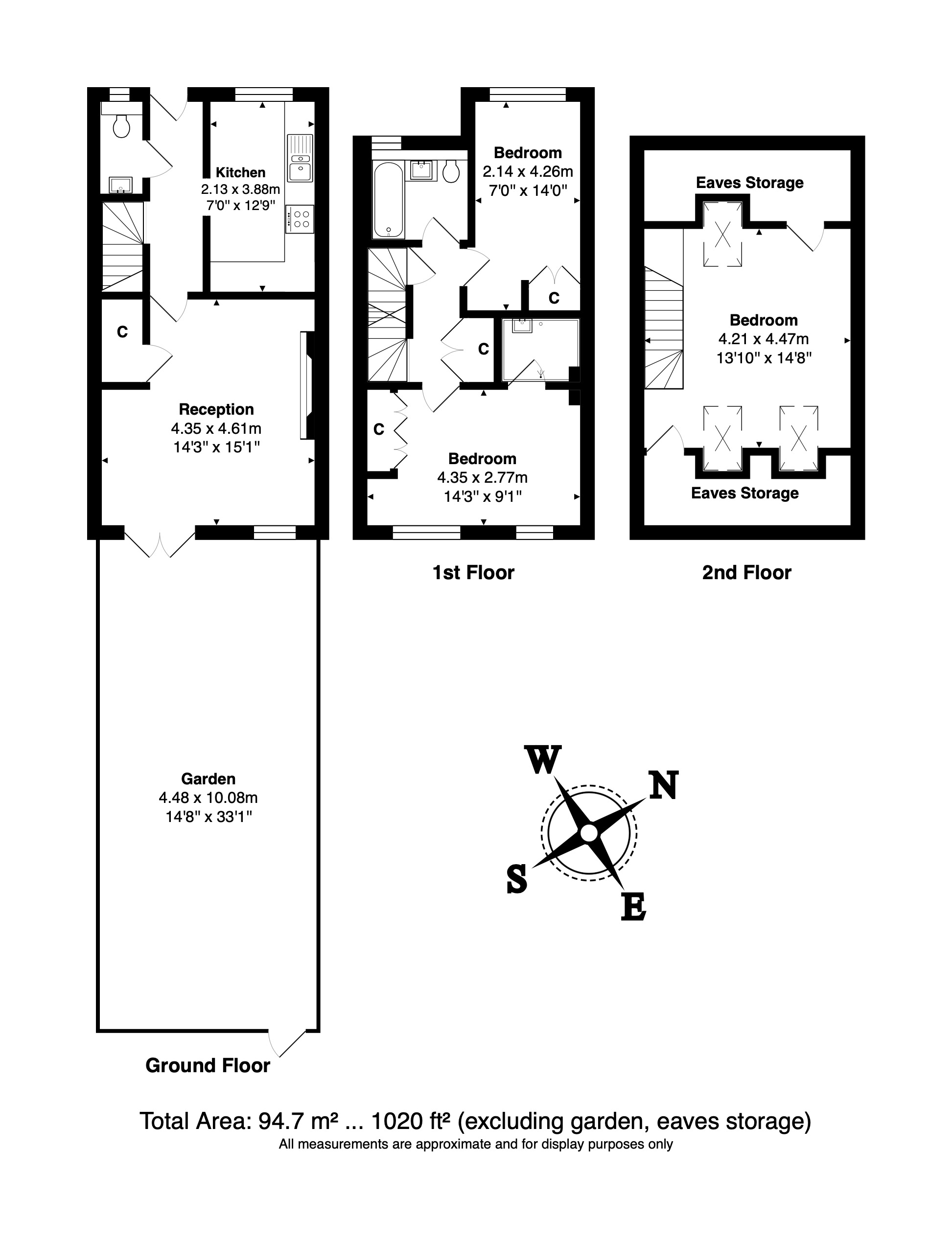103, Furness Road, London floorplan