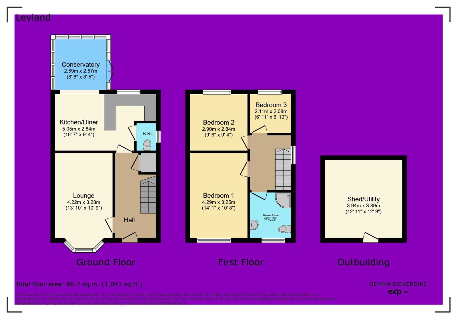46, Sandringham Avenue, Leyland floorplan