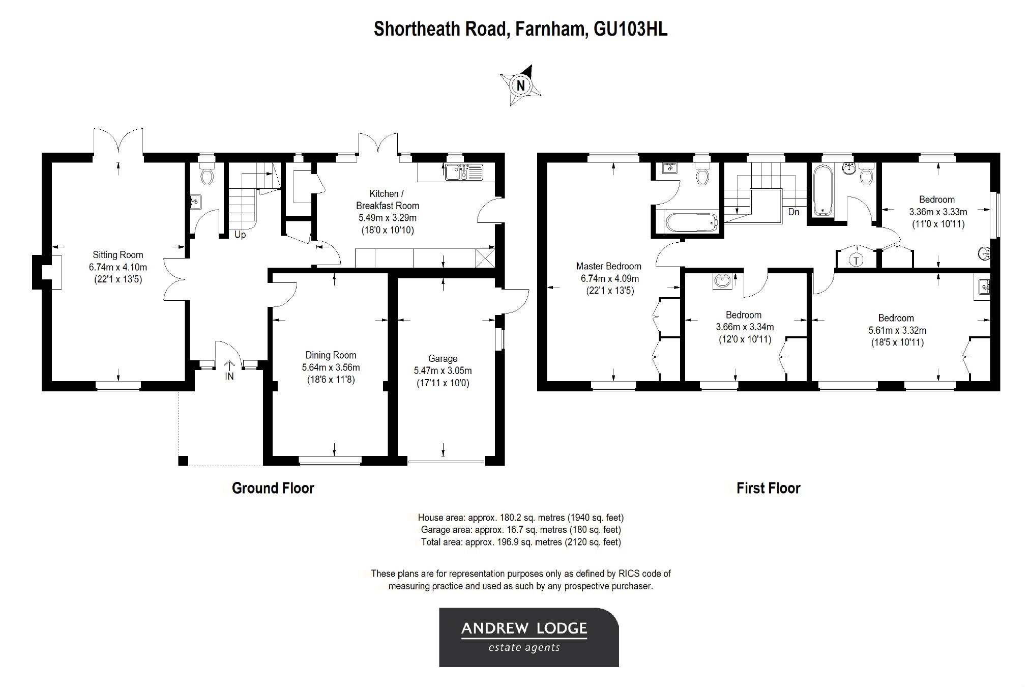 4 Bedrooms Detached house for sale in Shortheath Road, Farnham GU9