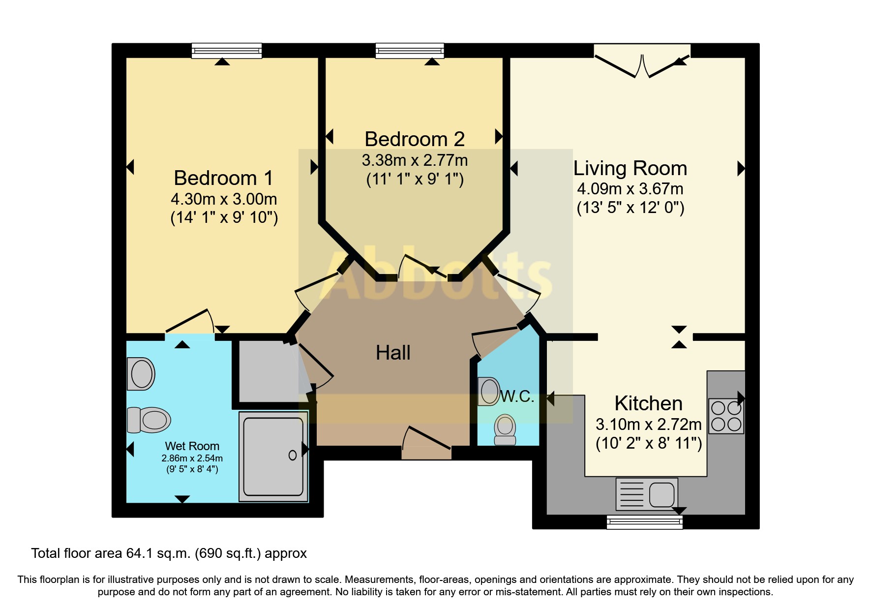 2 Oxlip House,, Airfield Road, Bury St. Edmunds floorplan