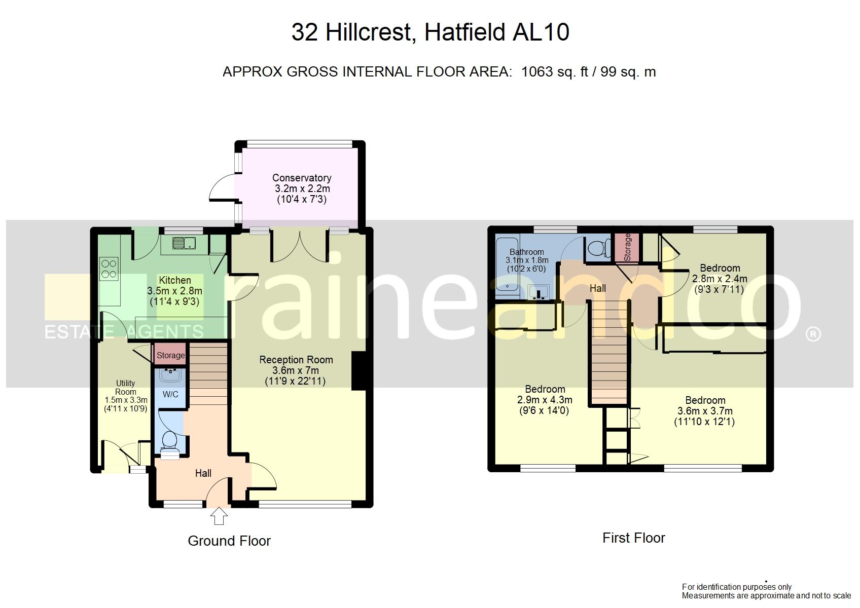 32, Hillcrest, Hatfield floorplan