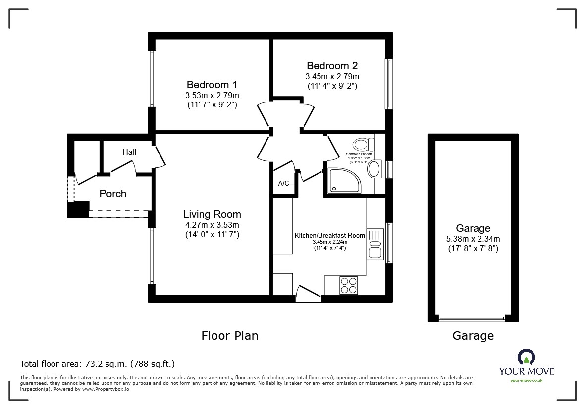 44, Radwell Road, Bedford floorplan