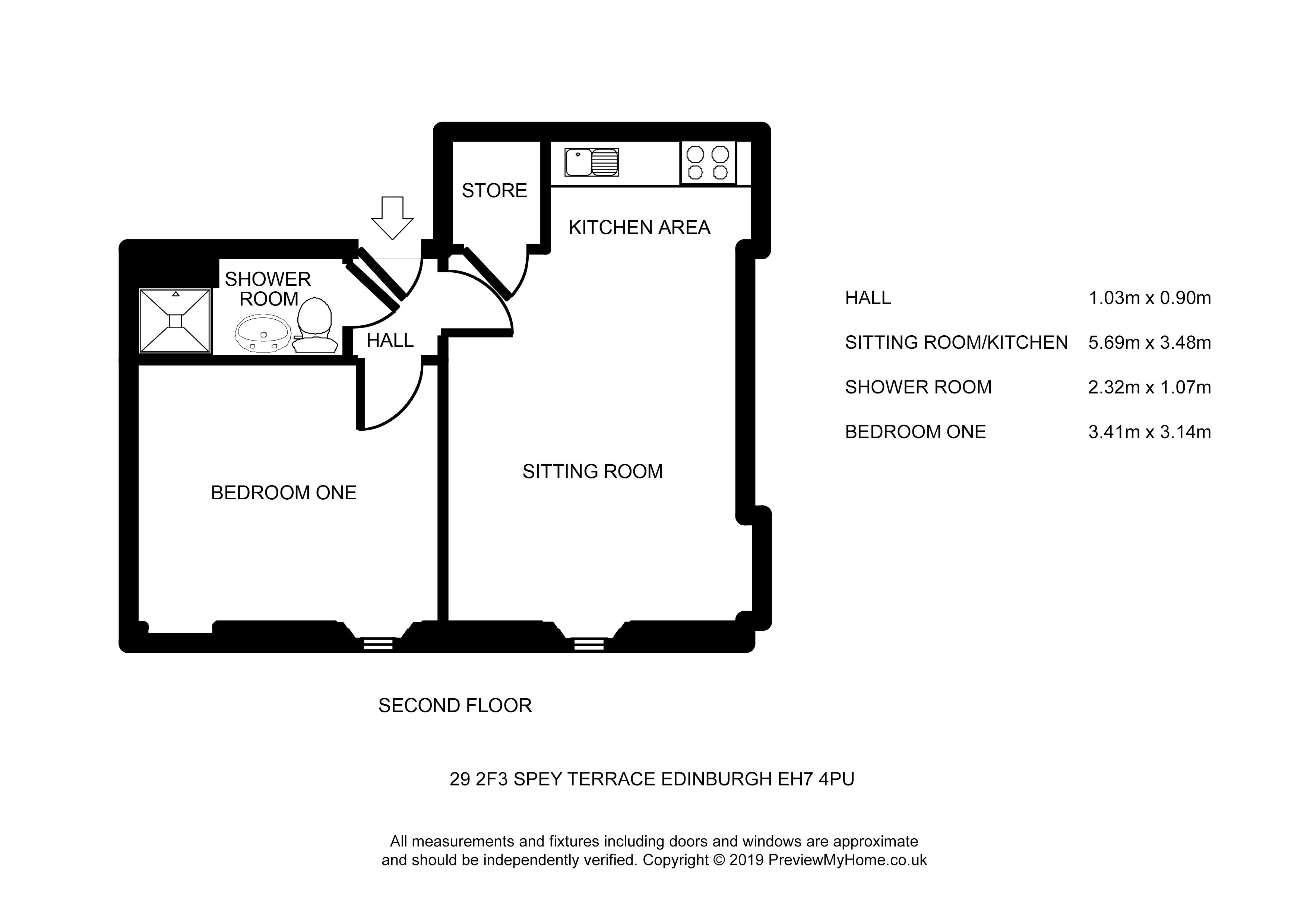 1 Bedrooms Flat for sale in 29, 2F3, Spey Terrace, Edinburgh EH7