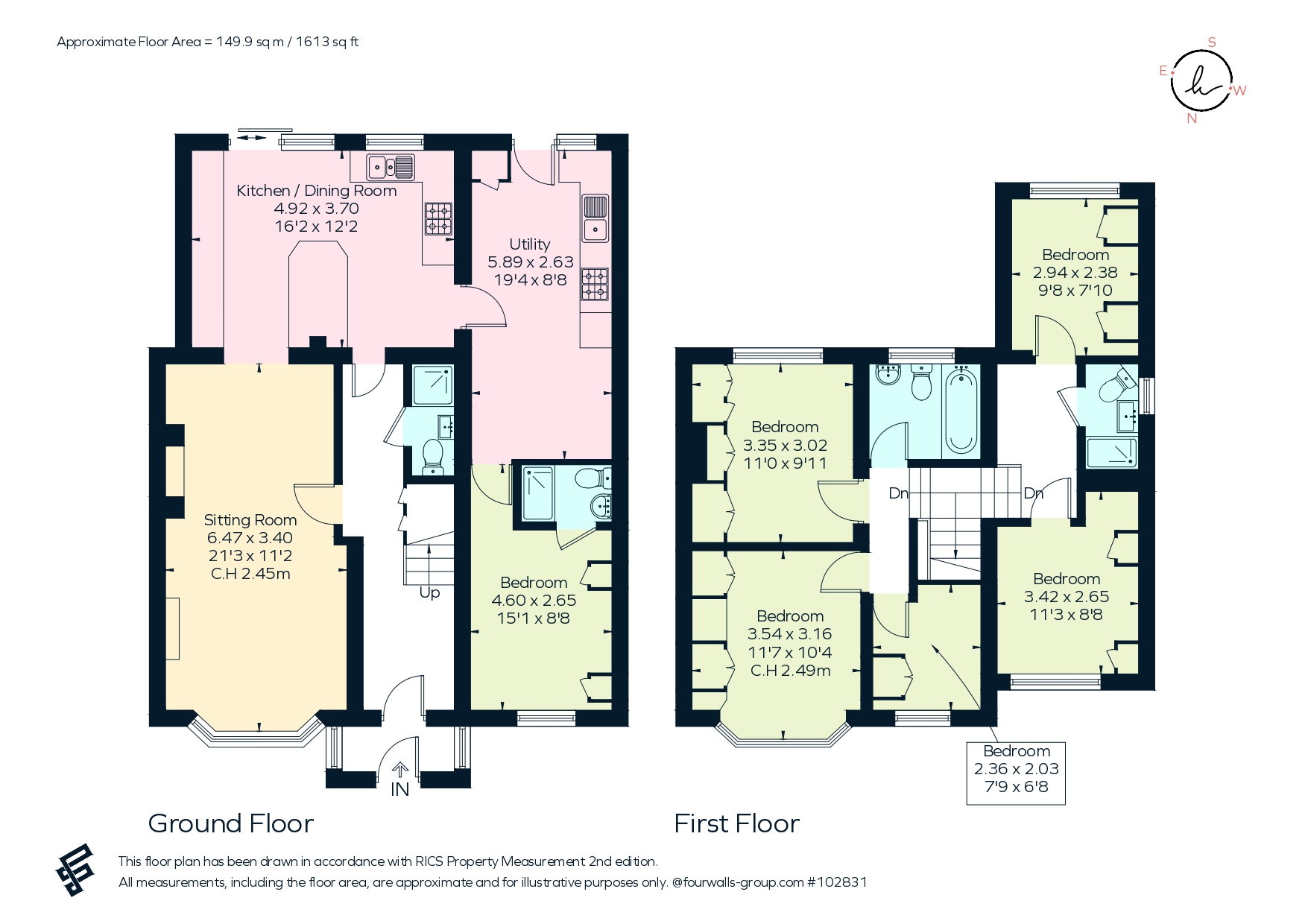 43, Nolton Place, Edgware floorplan