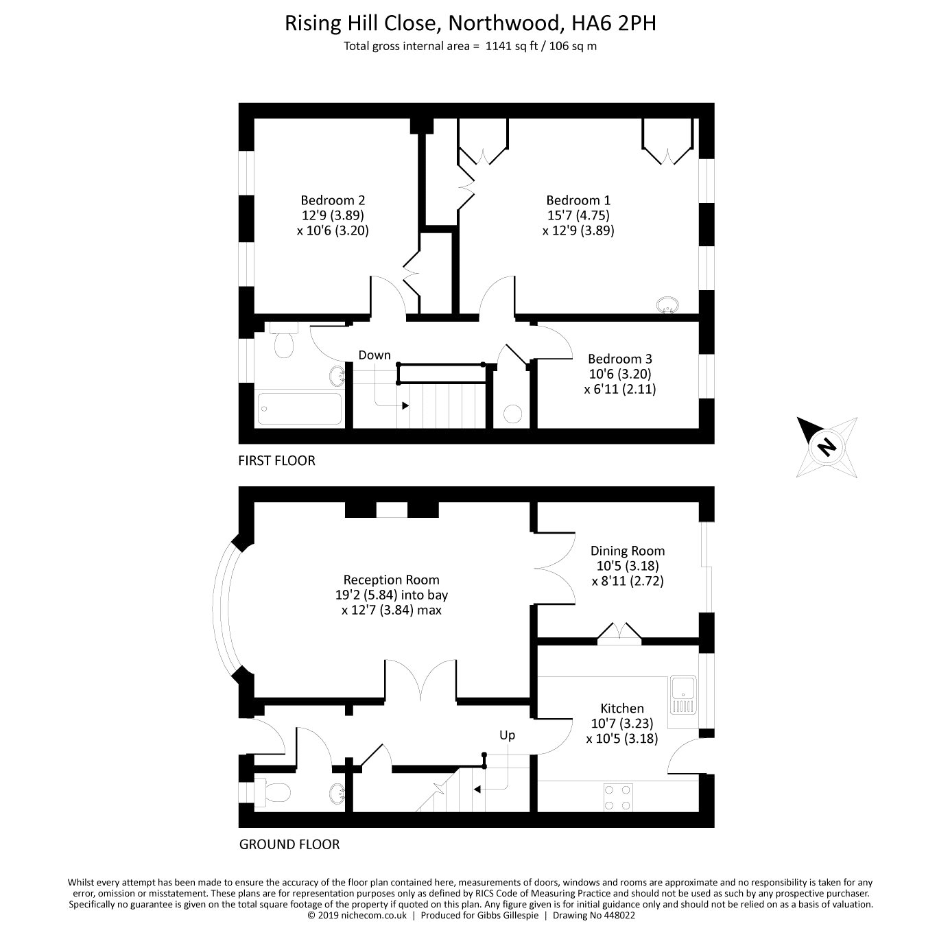 3 Bedrooms Terraced house for sale in Rising Hill Close, Northwood HA6