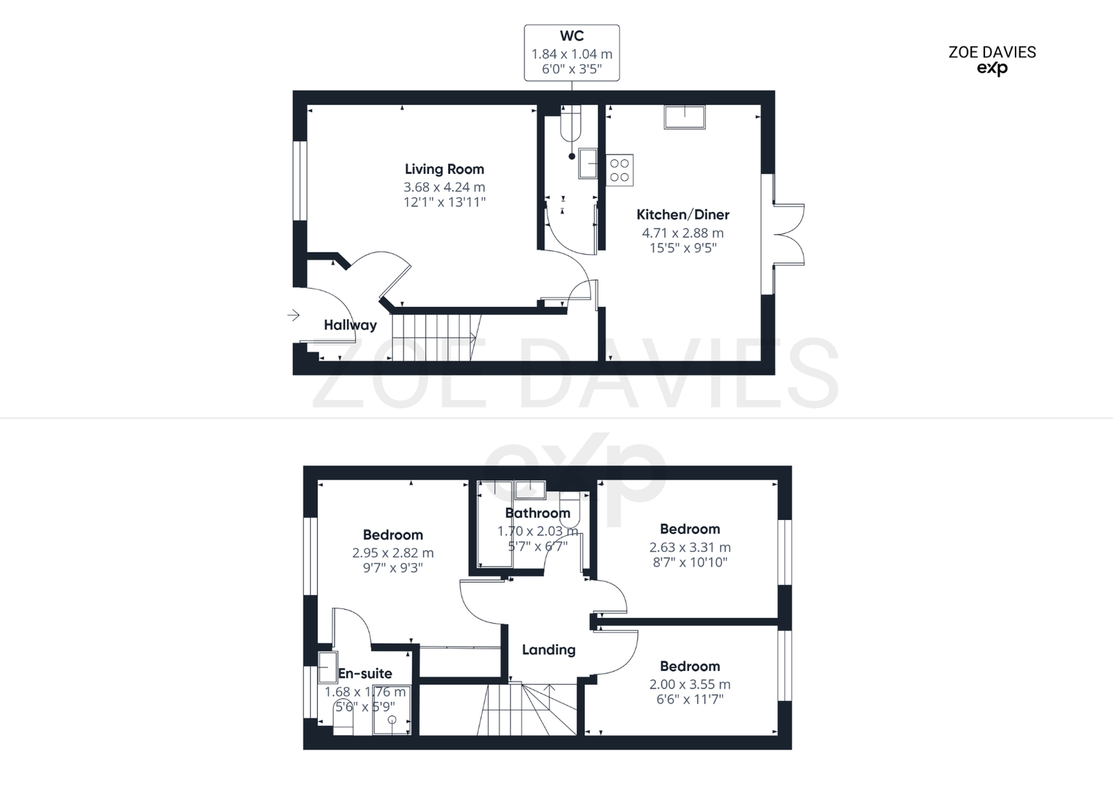 55, Groves Way, Kidderminster floorplan