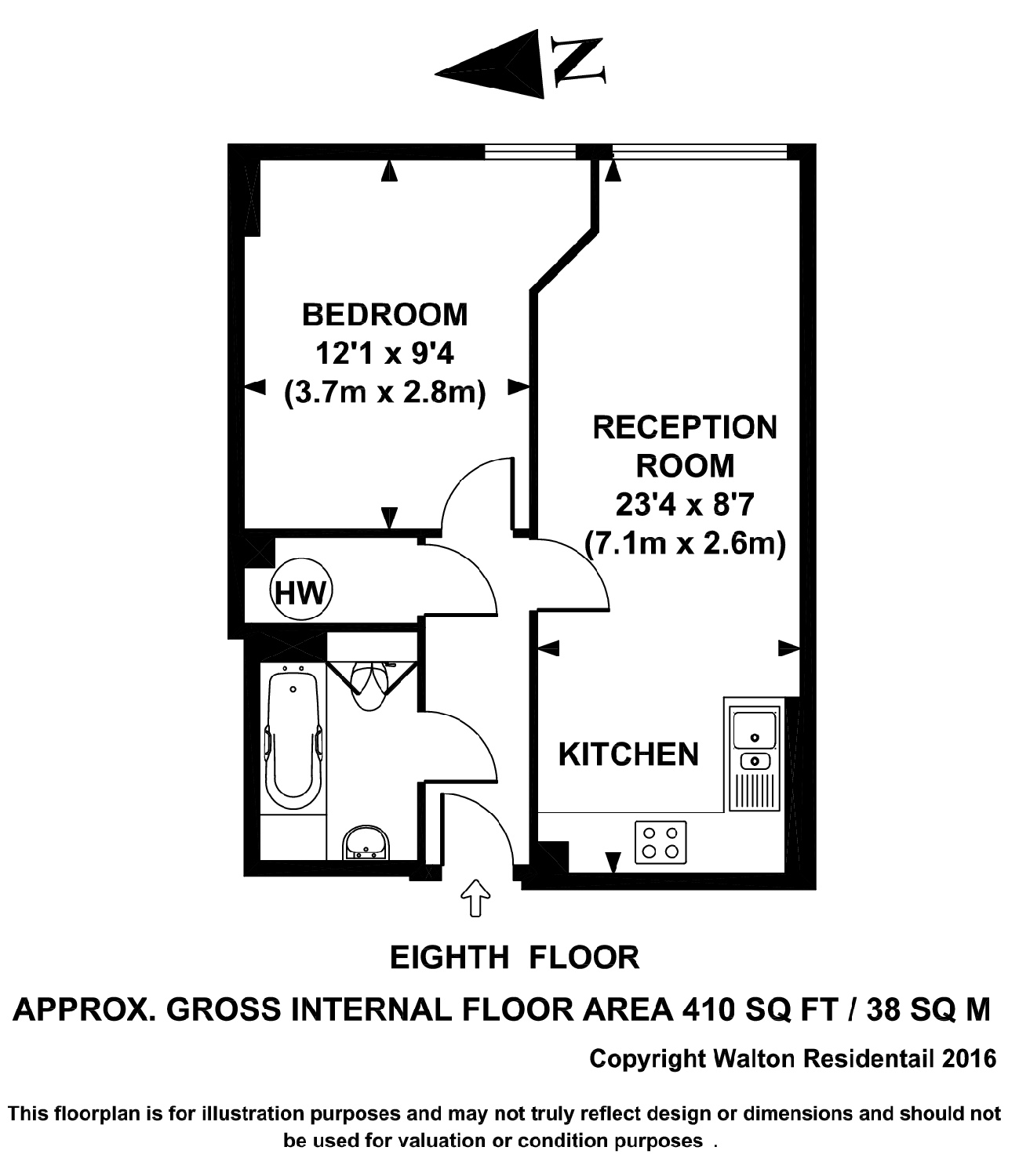 Empire Square  West, London floorplan