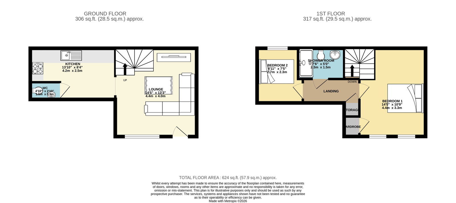 3, Pocklington Court, March floorplan