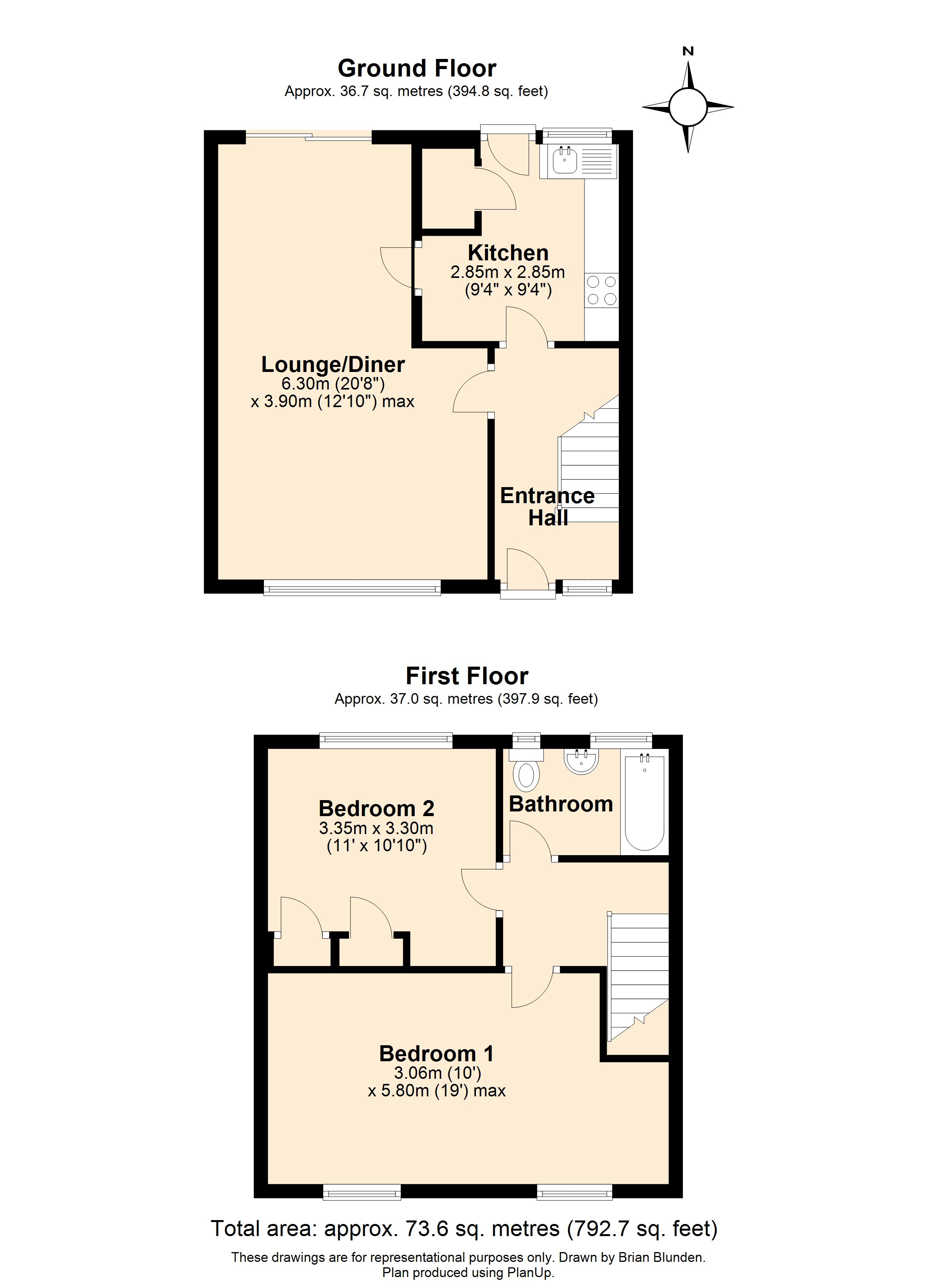 Preston Lane, Tadworth KT20, 3 bedroom terraced house for sale