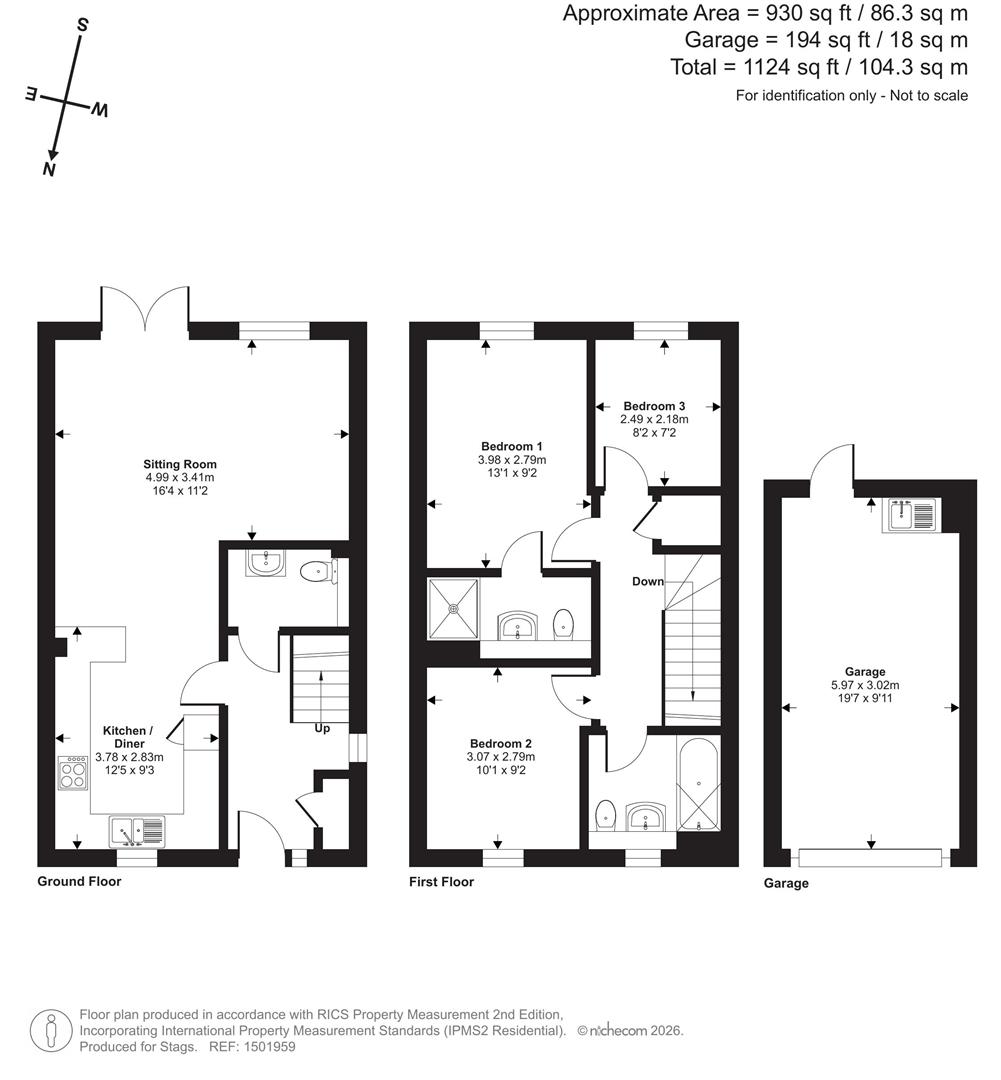 15, Barton Way, Dartmouth floorplan