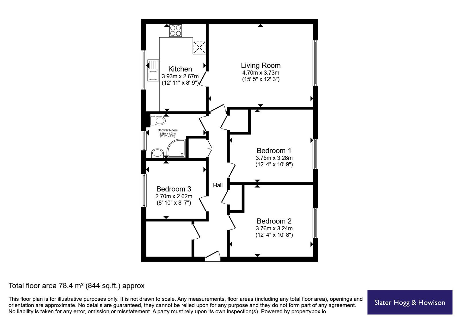 0/2, 6, Montgomery Avenue, Renfrewshire floorplan