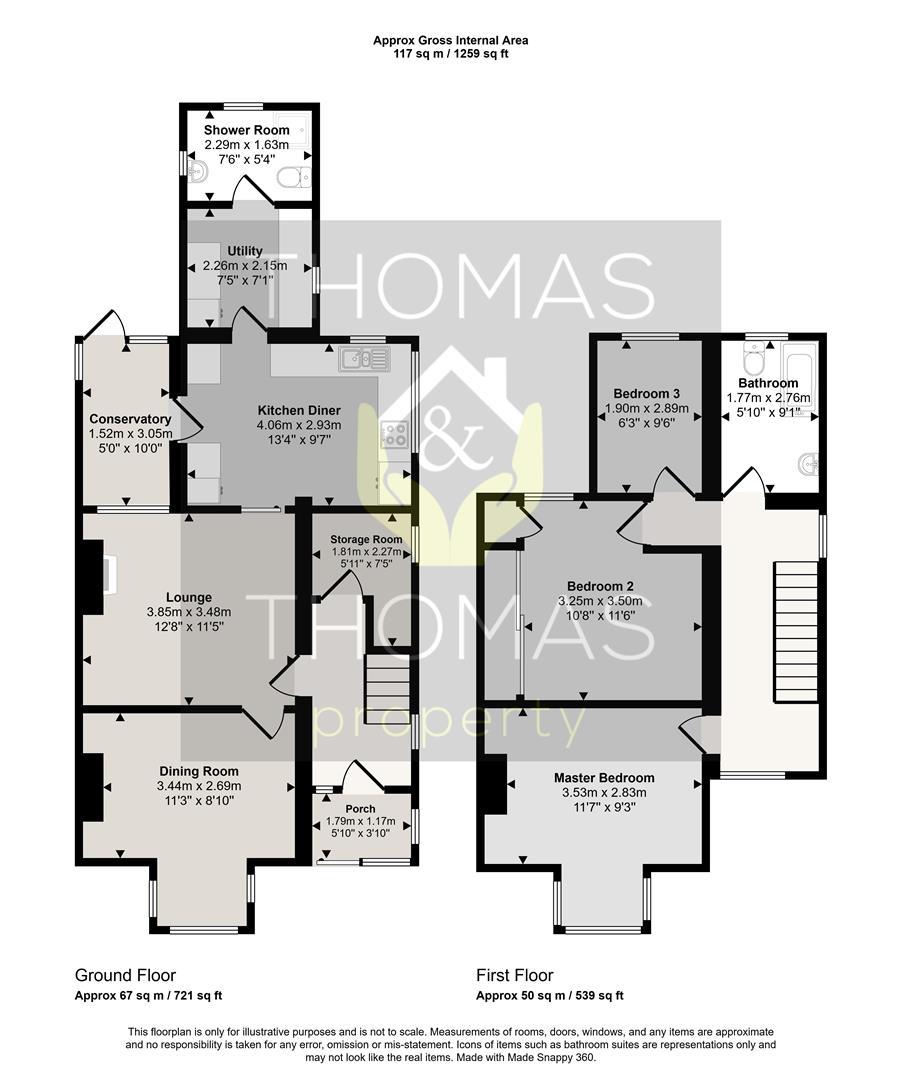 21, Brookfield Road, Gloucester floorplan
