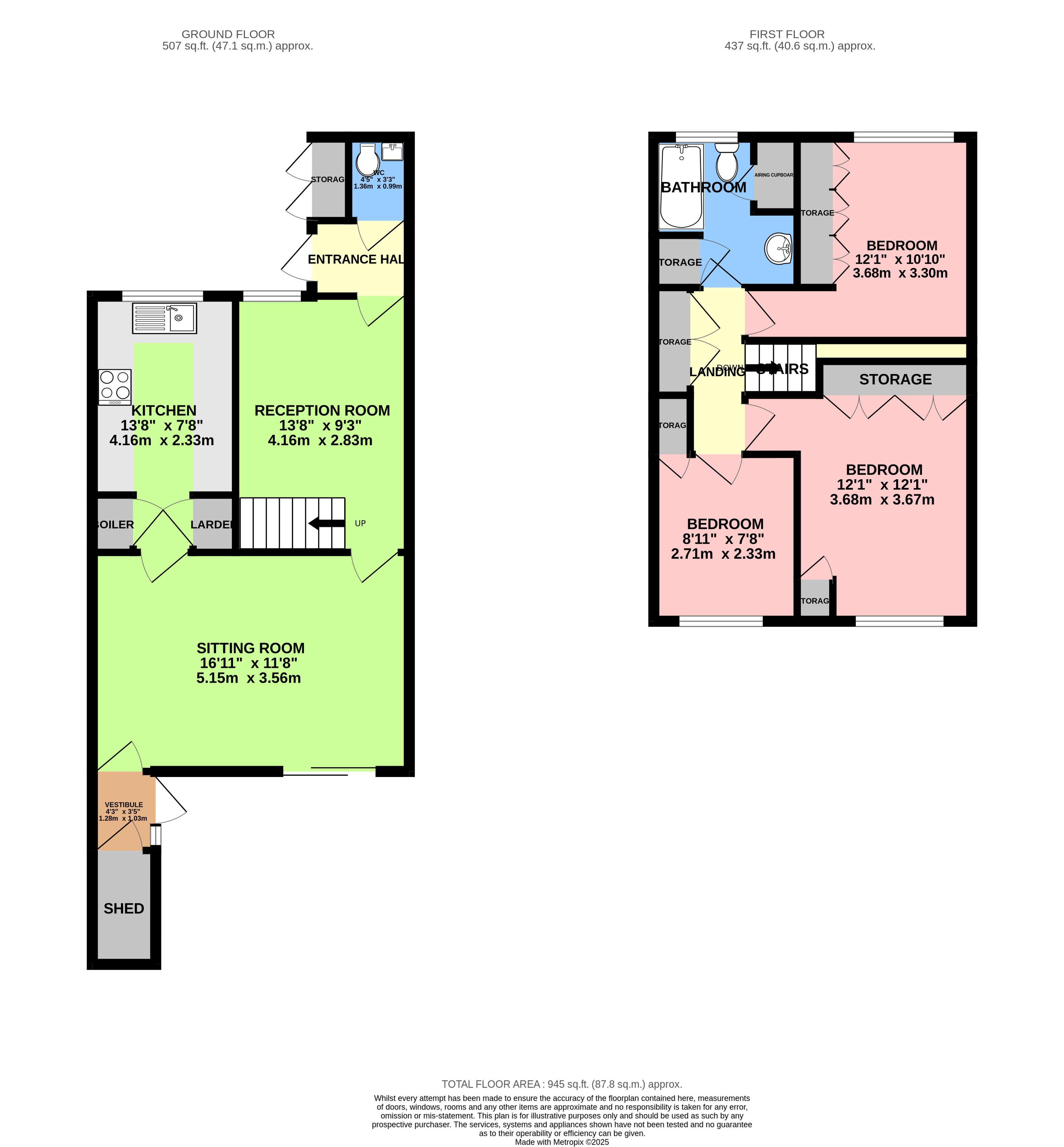 172, Holtwhites Hill, Middlesex floorplan