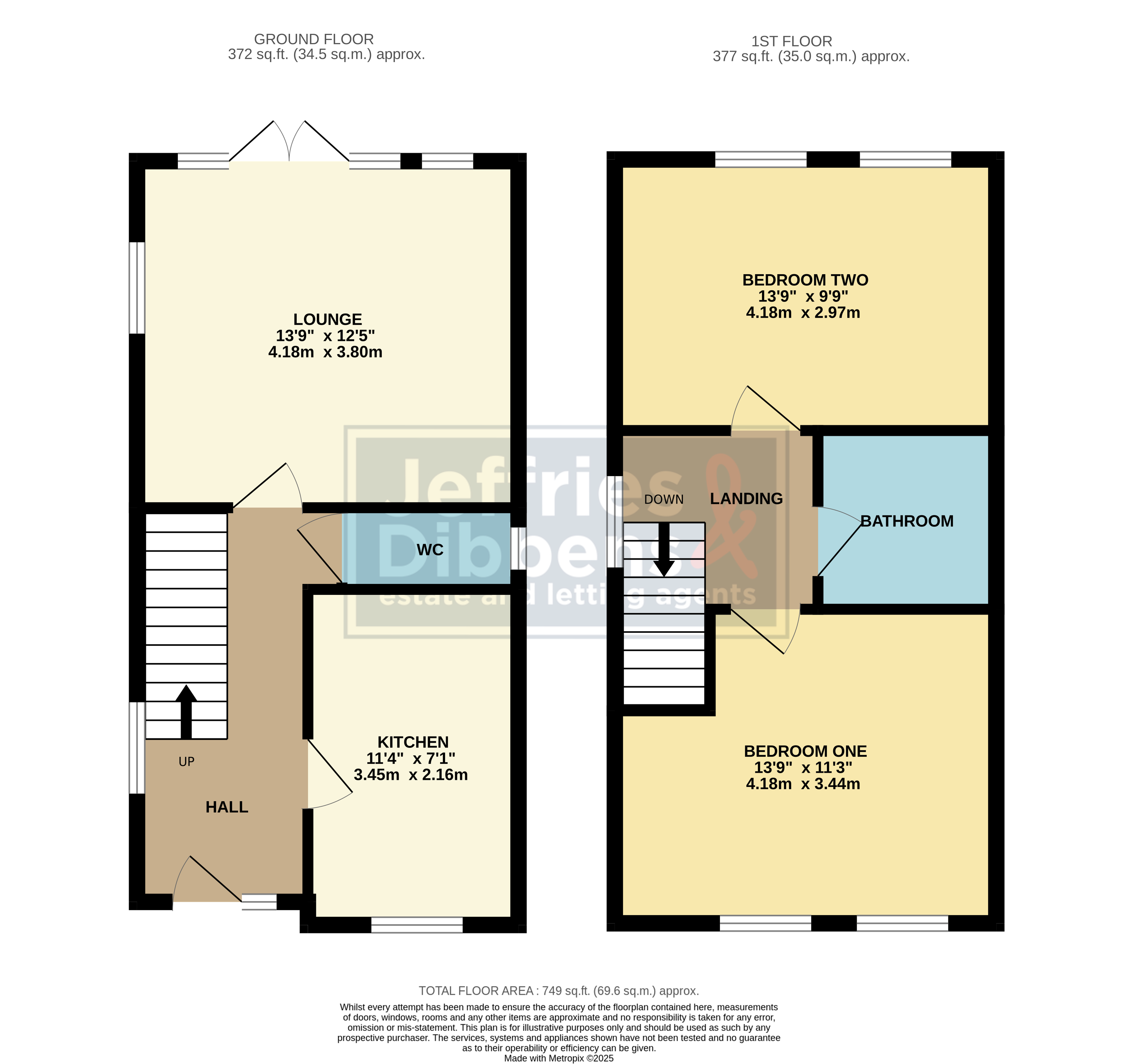 1 Grace Cottages, Staunton Road, Havant floorplan