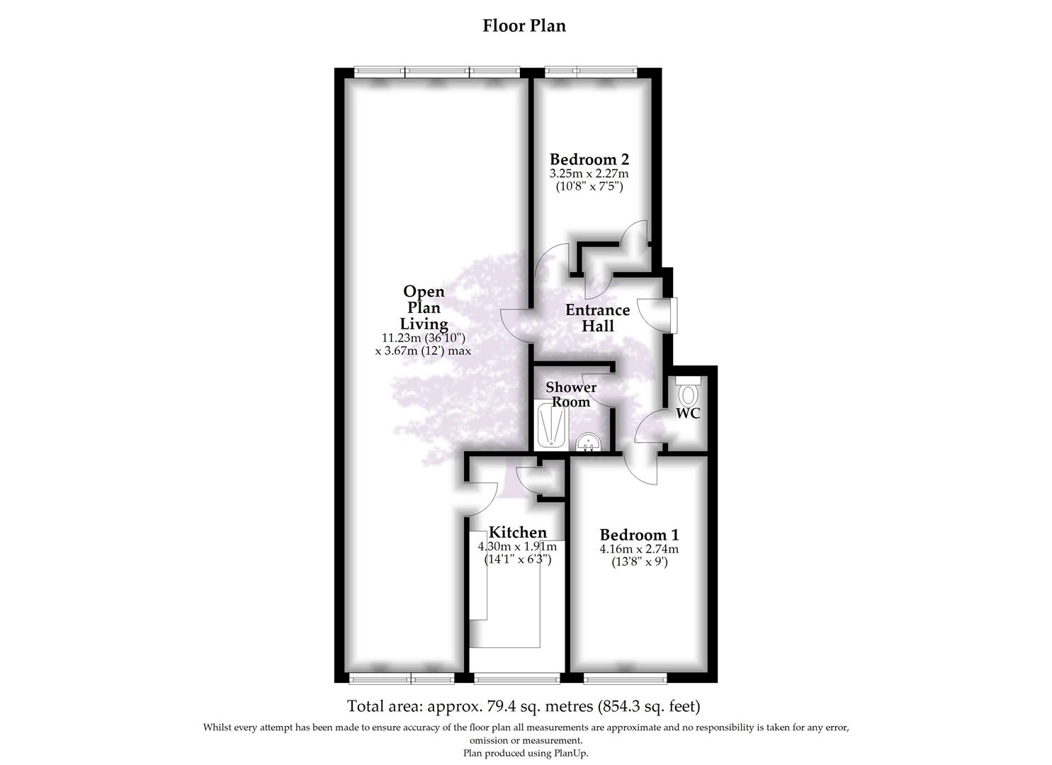 Set on the popular Grange Court development in a prime Henleaze position floorplan
