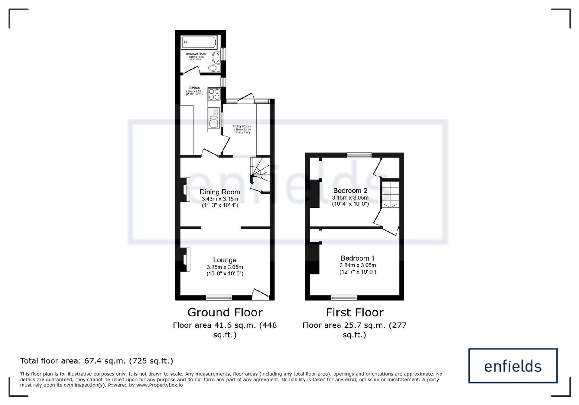 24 Queenstown Road, Southampton floorplan