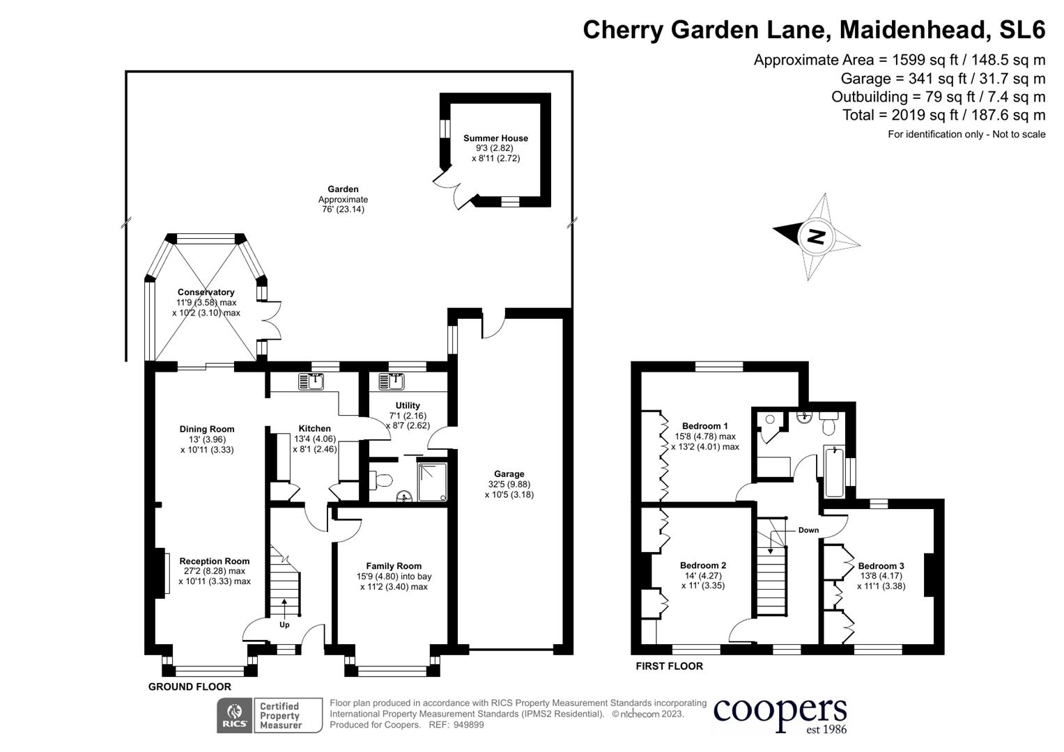 Cherry Garden Lane, Maidenhead SL6, 3 bedroom detached house for sale