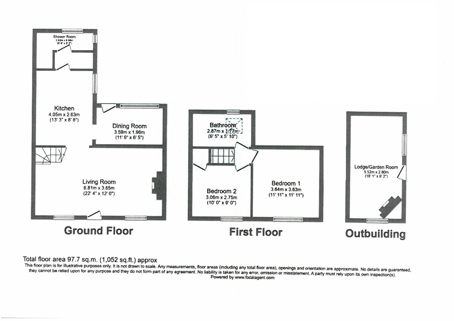 19, Millstone Lane, Nantwich floorplan