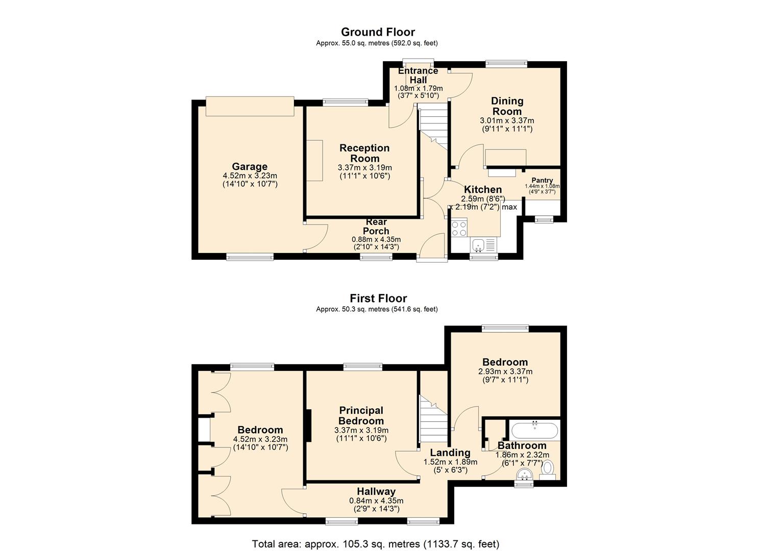 Daleway, Butts Road, Great Longstone floorplan