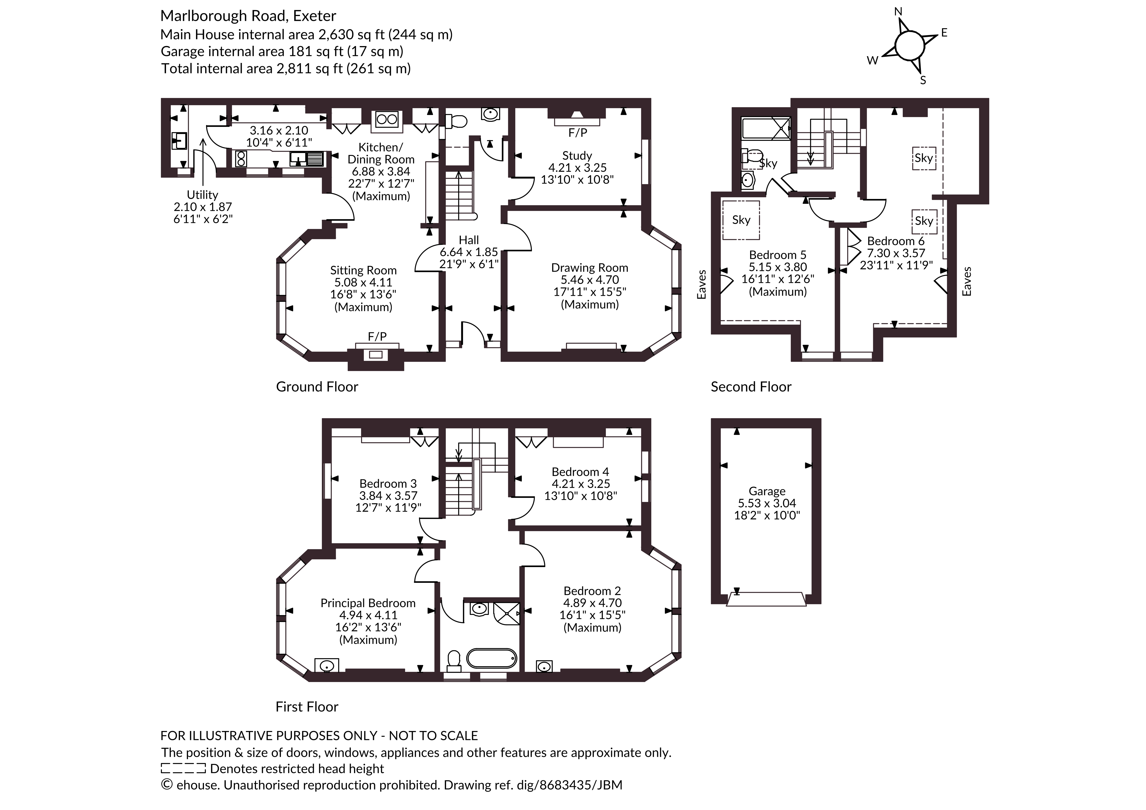 16, Marlborough Road, Exeter floorplan