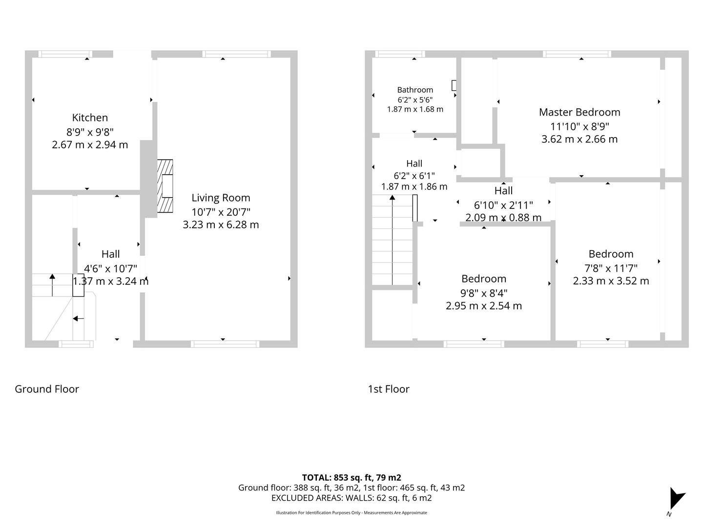14, Bank View, Airdrie floorplan