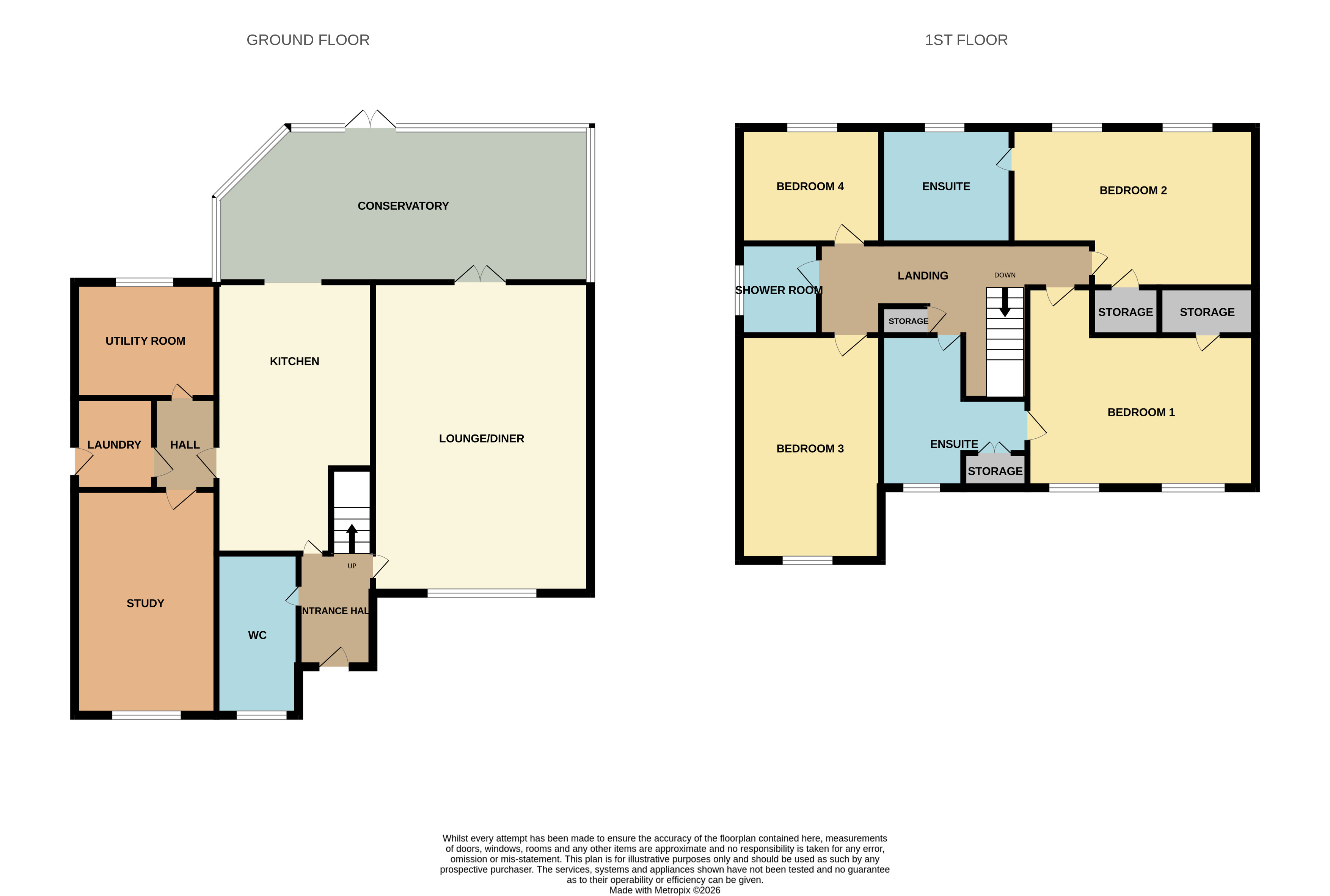 5, Chartwell Close, Warwickshire floorplan
