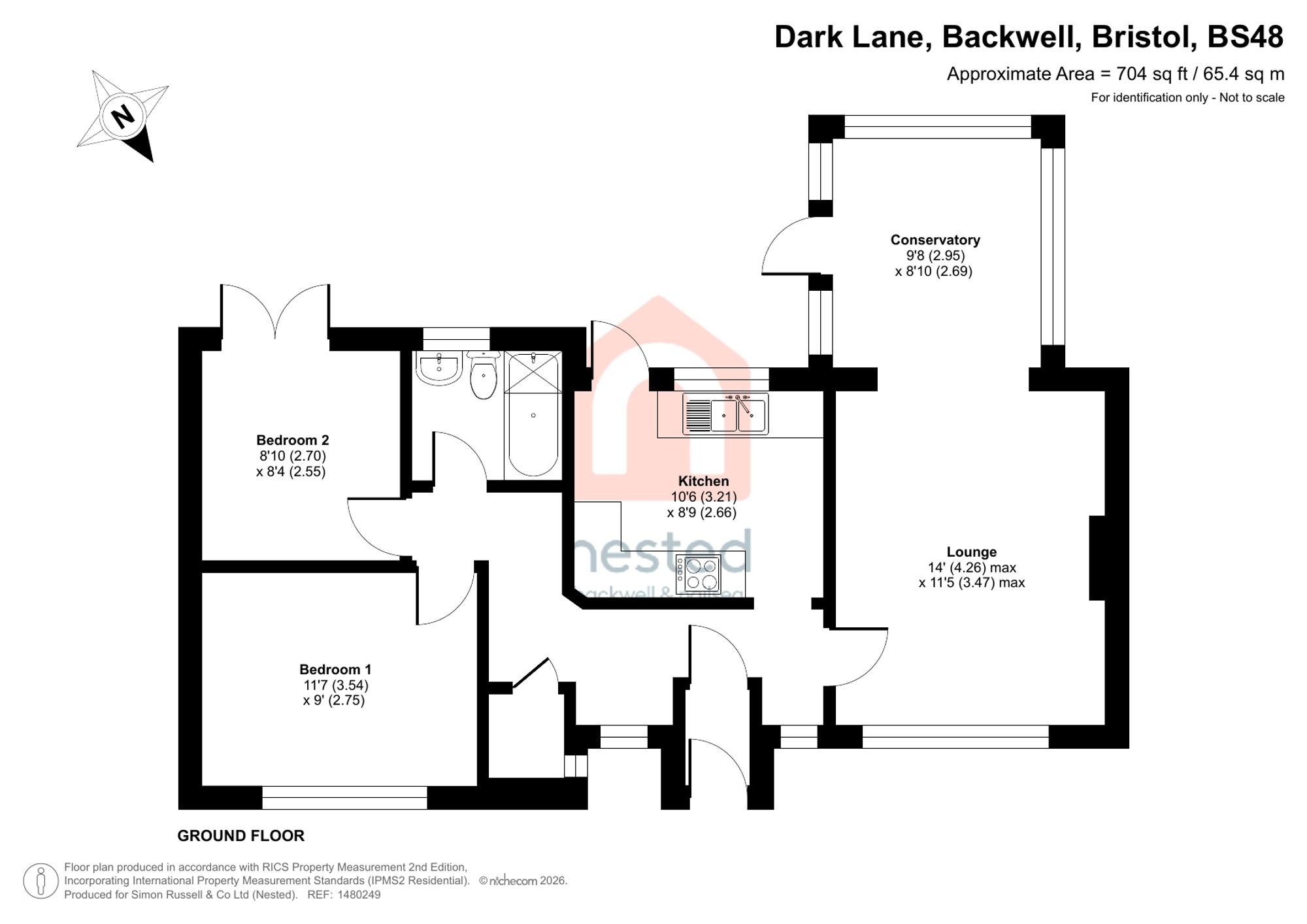 12 Dark Lane, Bristol floorplan