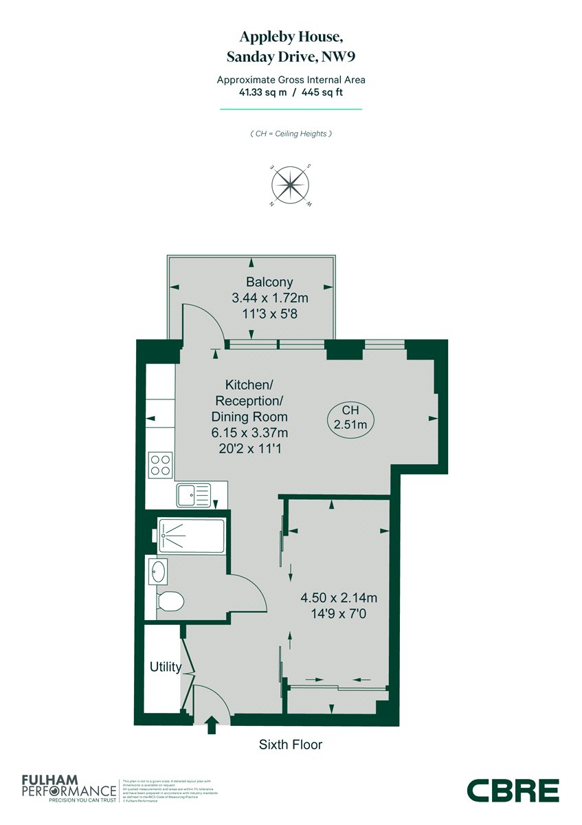 UNCLE Colindale (Studio F),, UNCLE Colindale, London floorplan