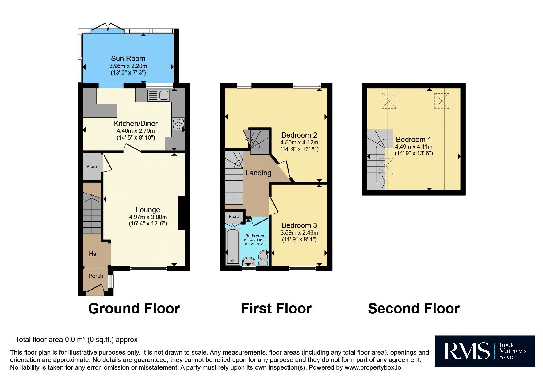 46, Kings Road, West Moor floorplan