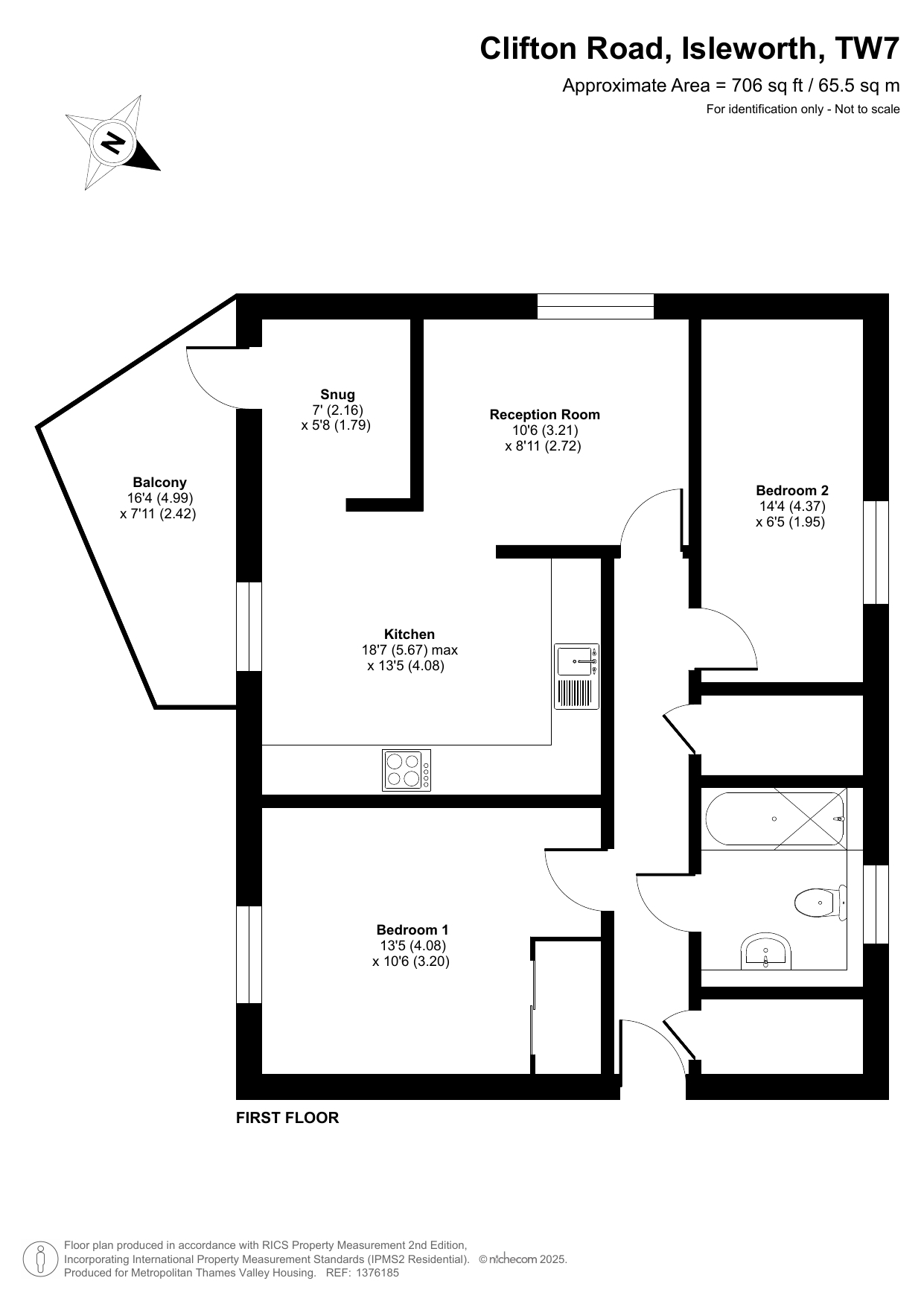 Banks House 2 Clifton Road, Hounslow floorplan