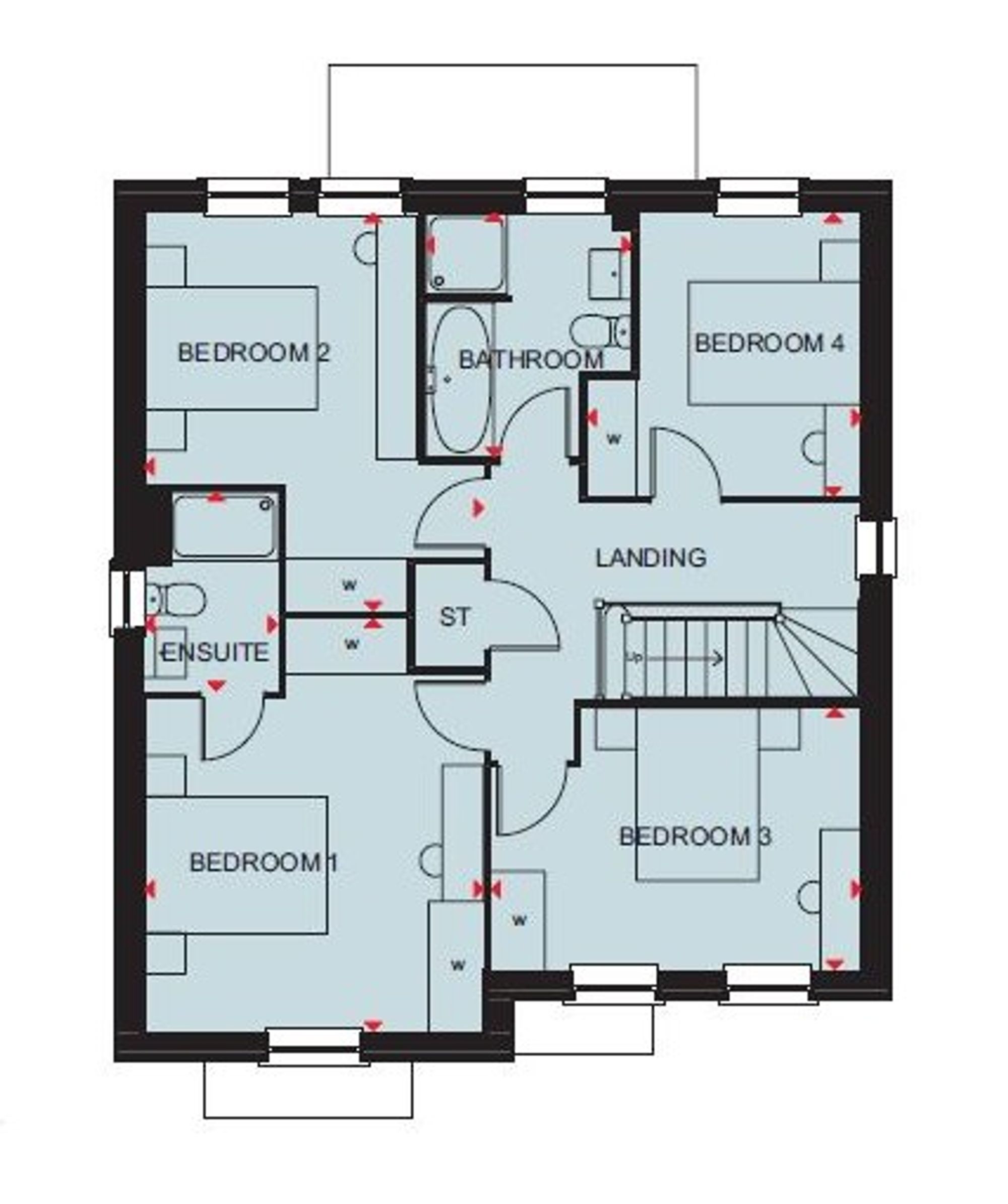 Plot 192, Fiddington Fields, Tewkesbury floorplan