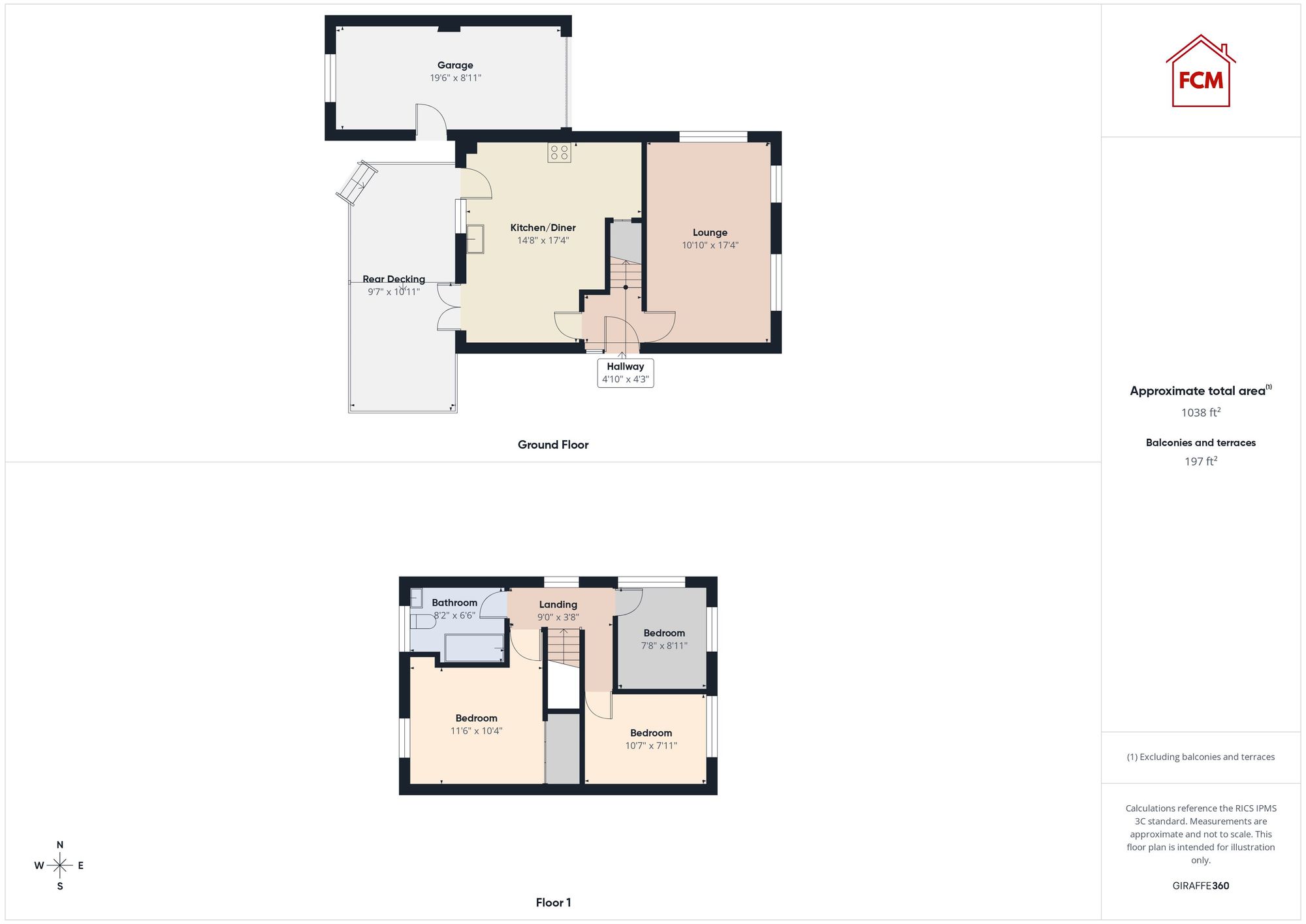28 Elizabeth Crescent, Whitehaven floorplan