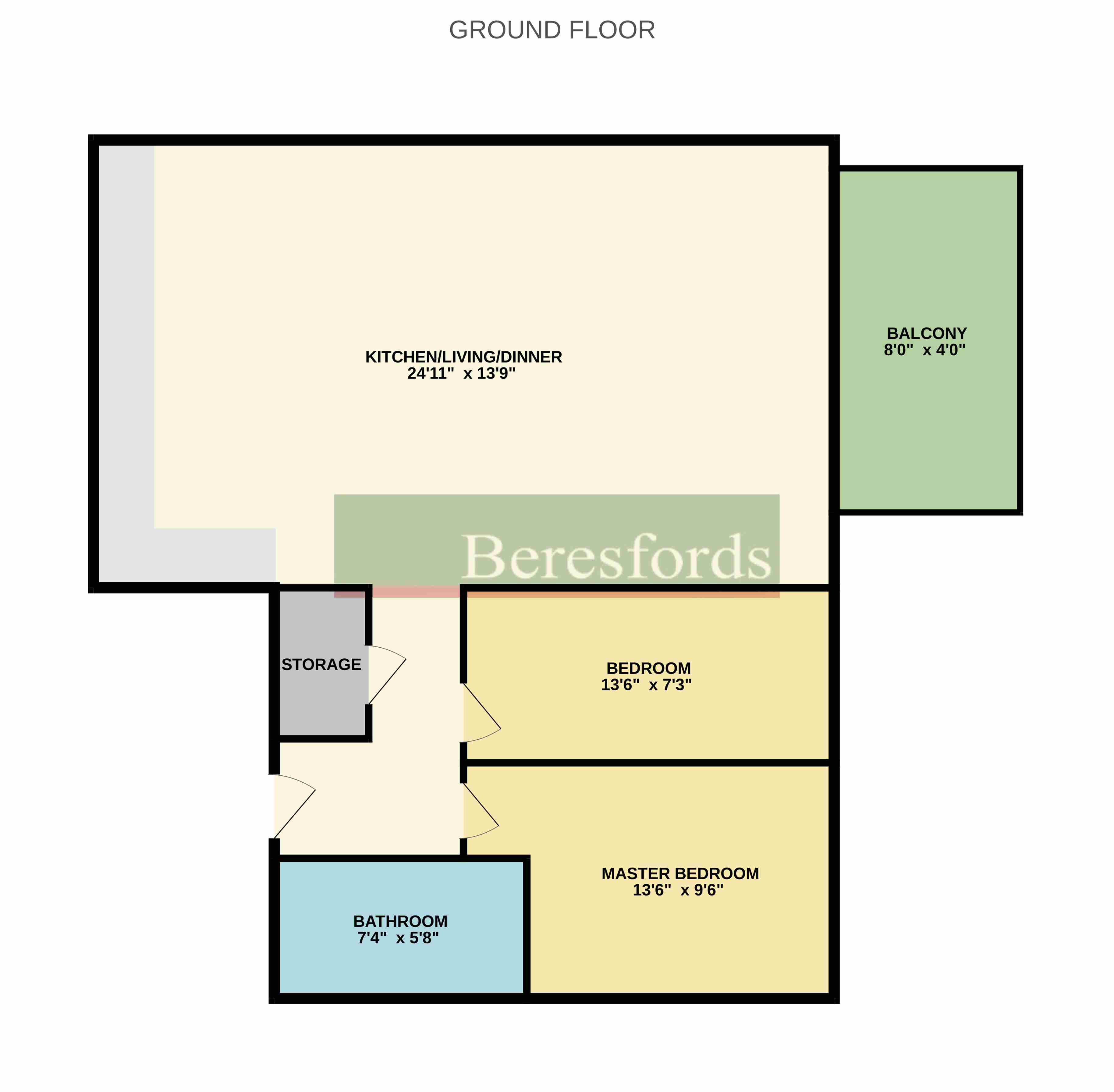 St. James Road, Essex floorplan