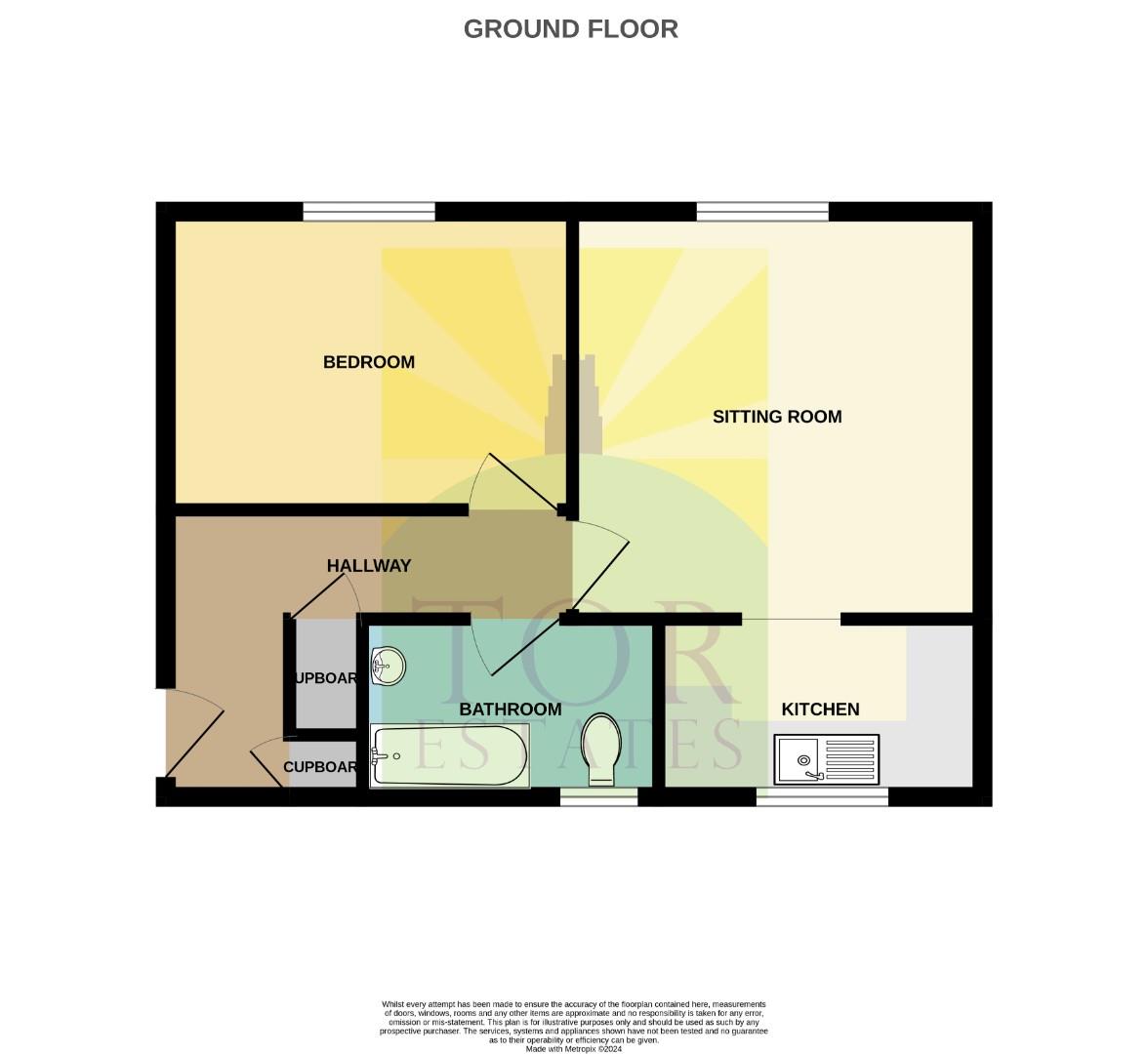 Flat 49, Old Market Court, George Street, Glastonbury floorplan