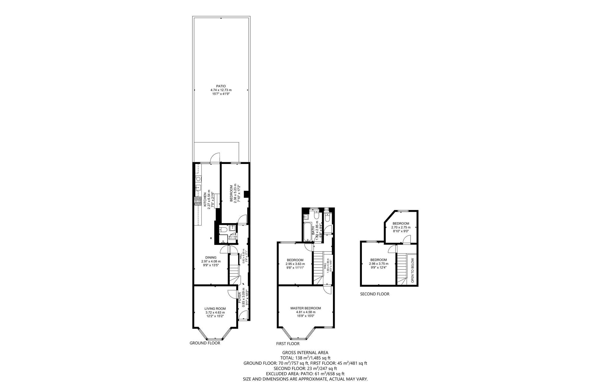 36, Frobisher Road, London floorplan