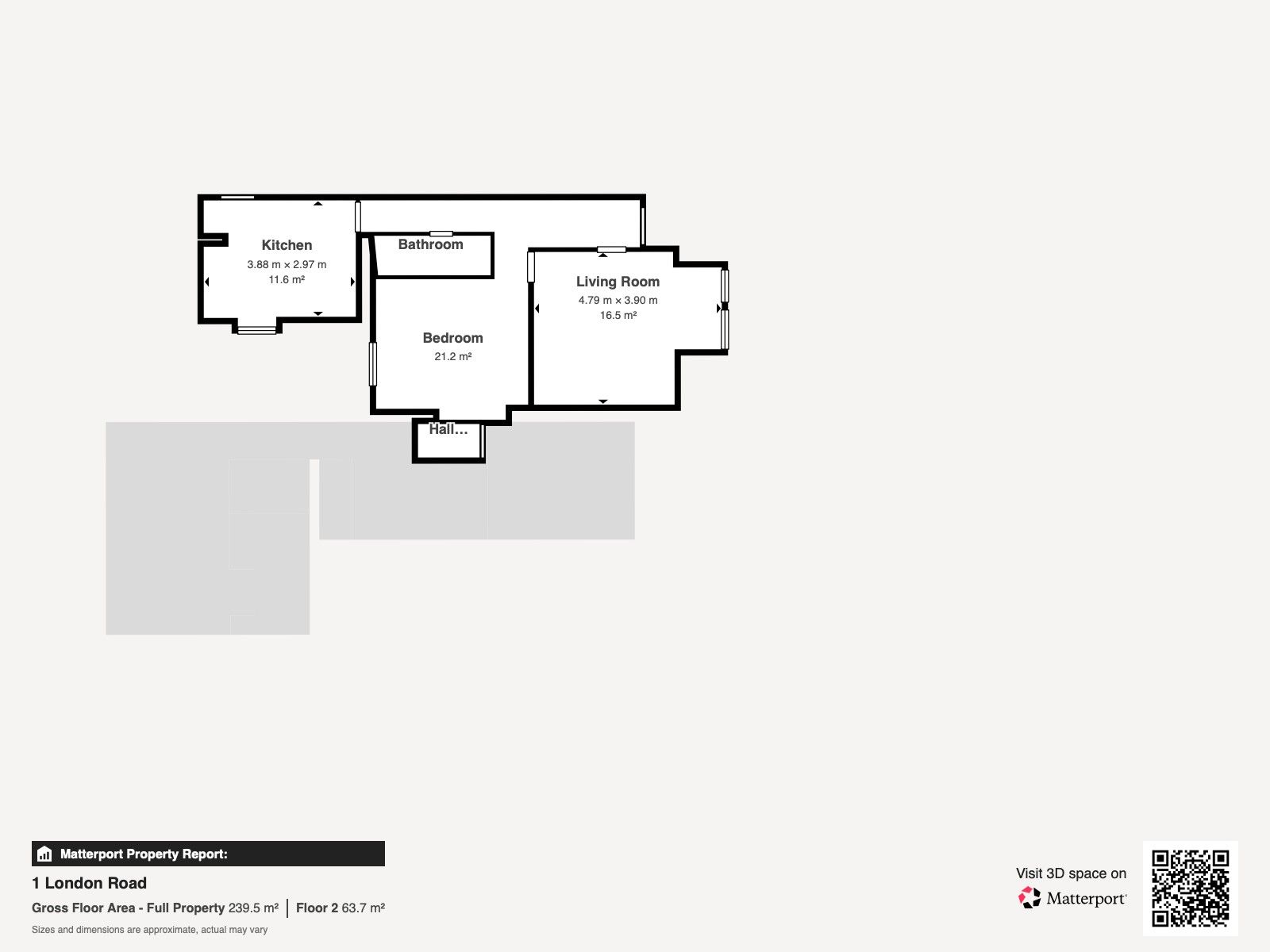 Flat 1, 1 London Road, Sittingbourne floorplan