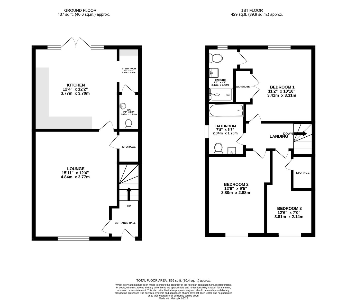 45, Steggall Road, Stowmarket floorplan