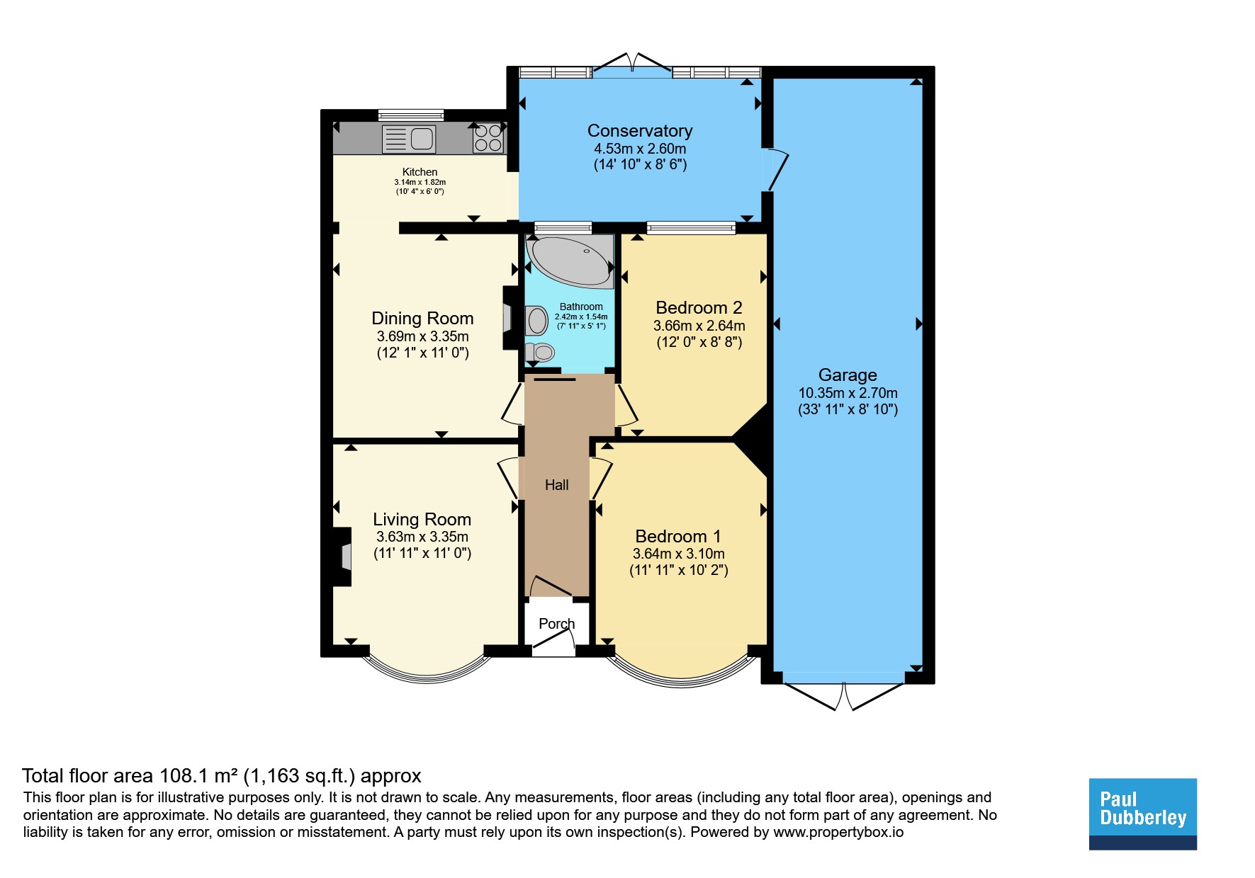 38, Uplands Avenue, Willenhall floorplan