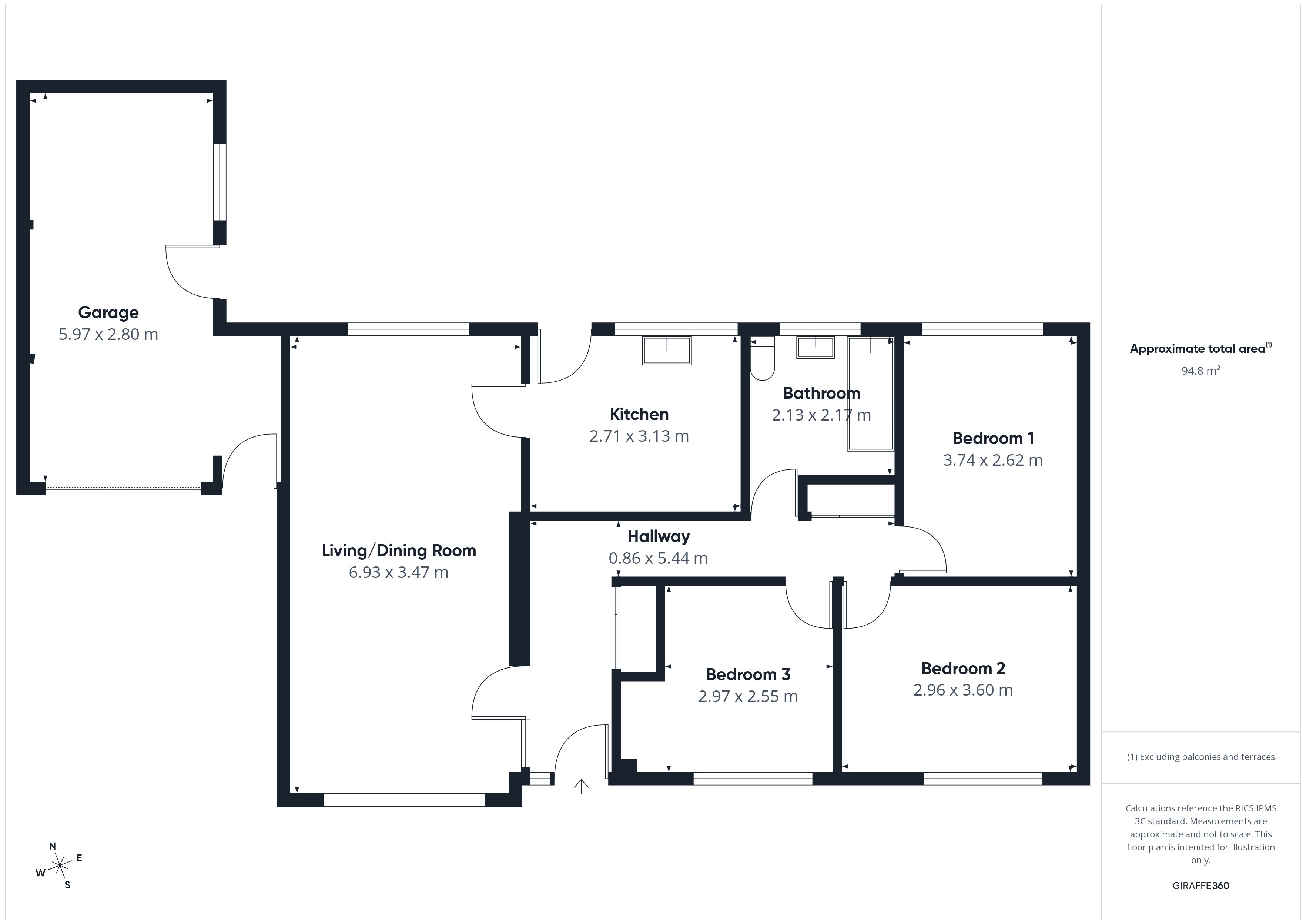 3, Skinburness Crescent, Wigton floorplan